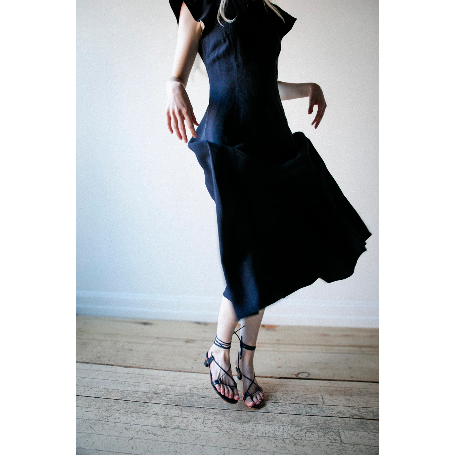 Apiece Apart Gisa Zip Dress in Midnight - Image 10