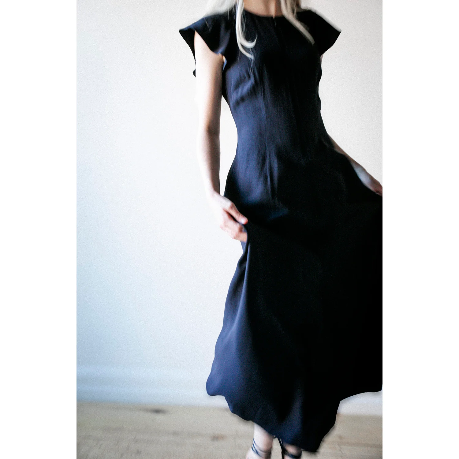 Apiece Apart Gisa Zip Dress in Midnight - Image 6