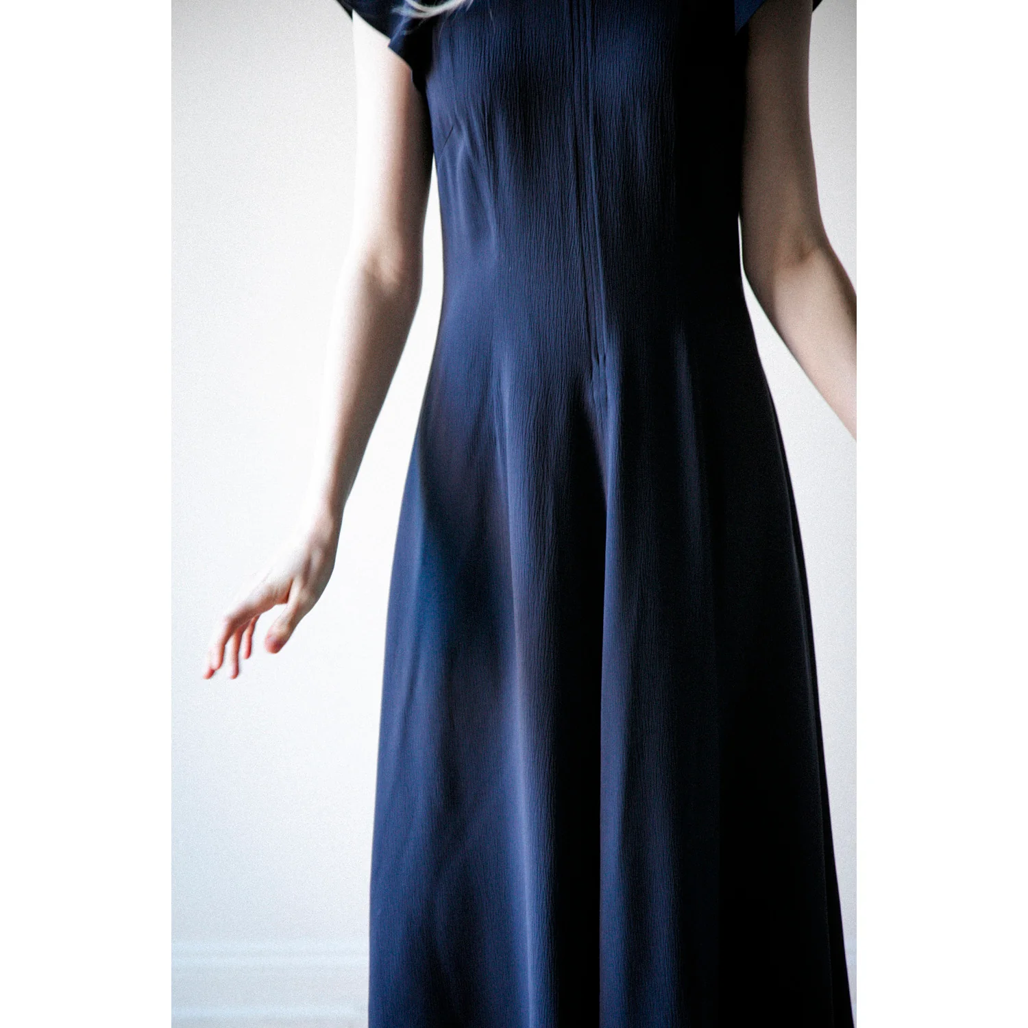 Apiece Apart Gisa Zip Dress in Midnight - Image 8