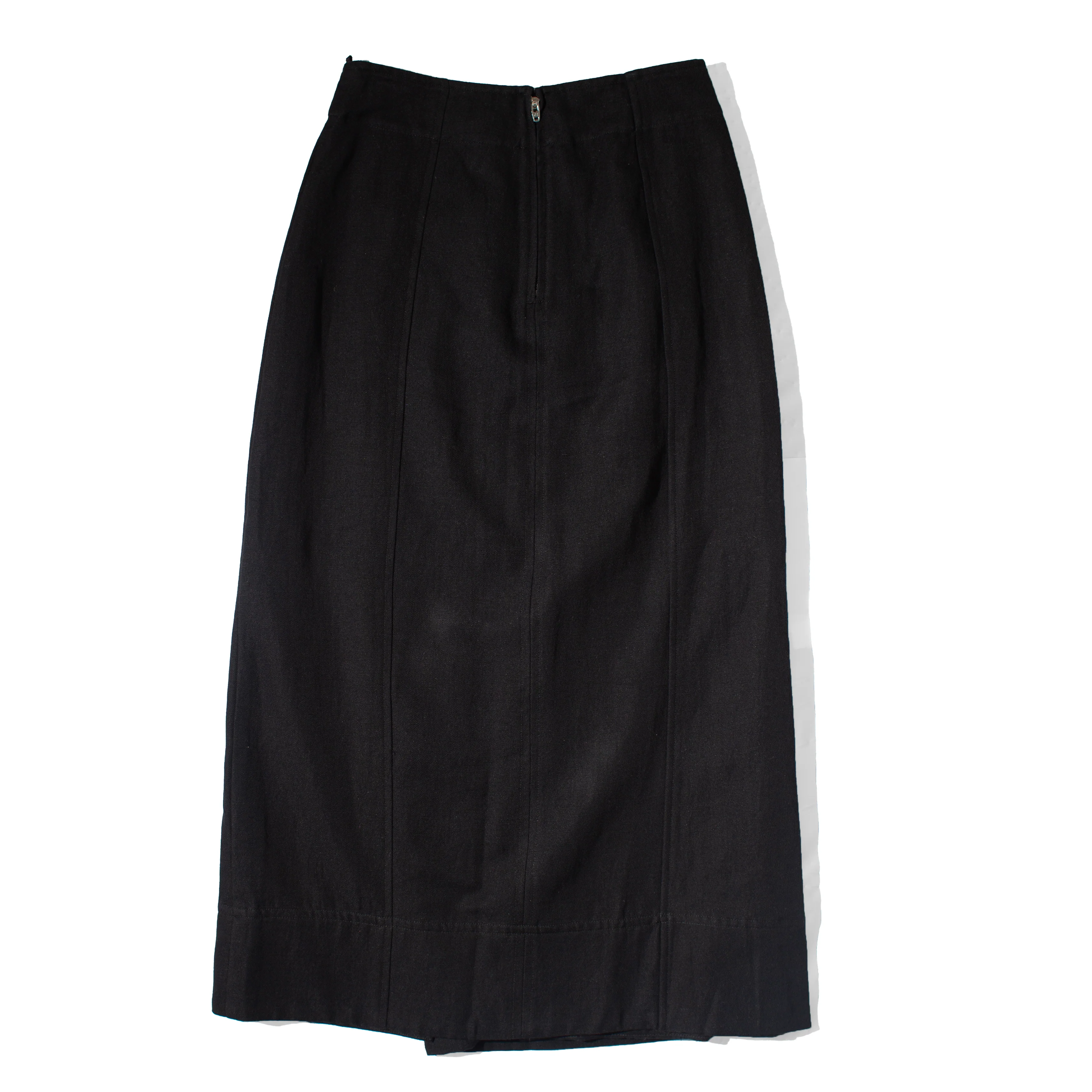 Apiece Apart Marni Wrap Skirt in Black - Image 3