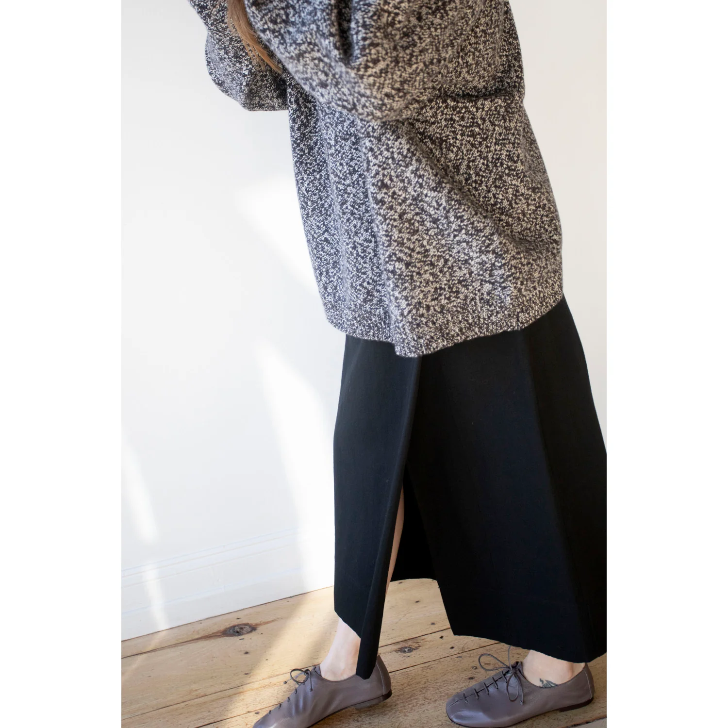 Apiece Apart Marni Wrap Skirt in Black - Image 6