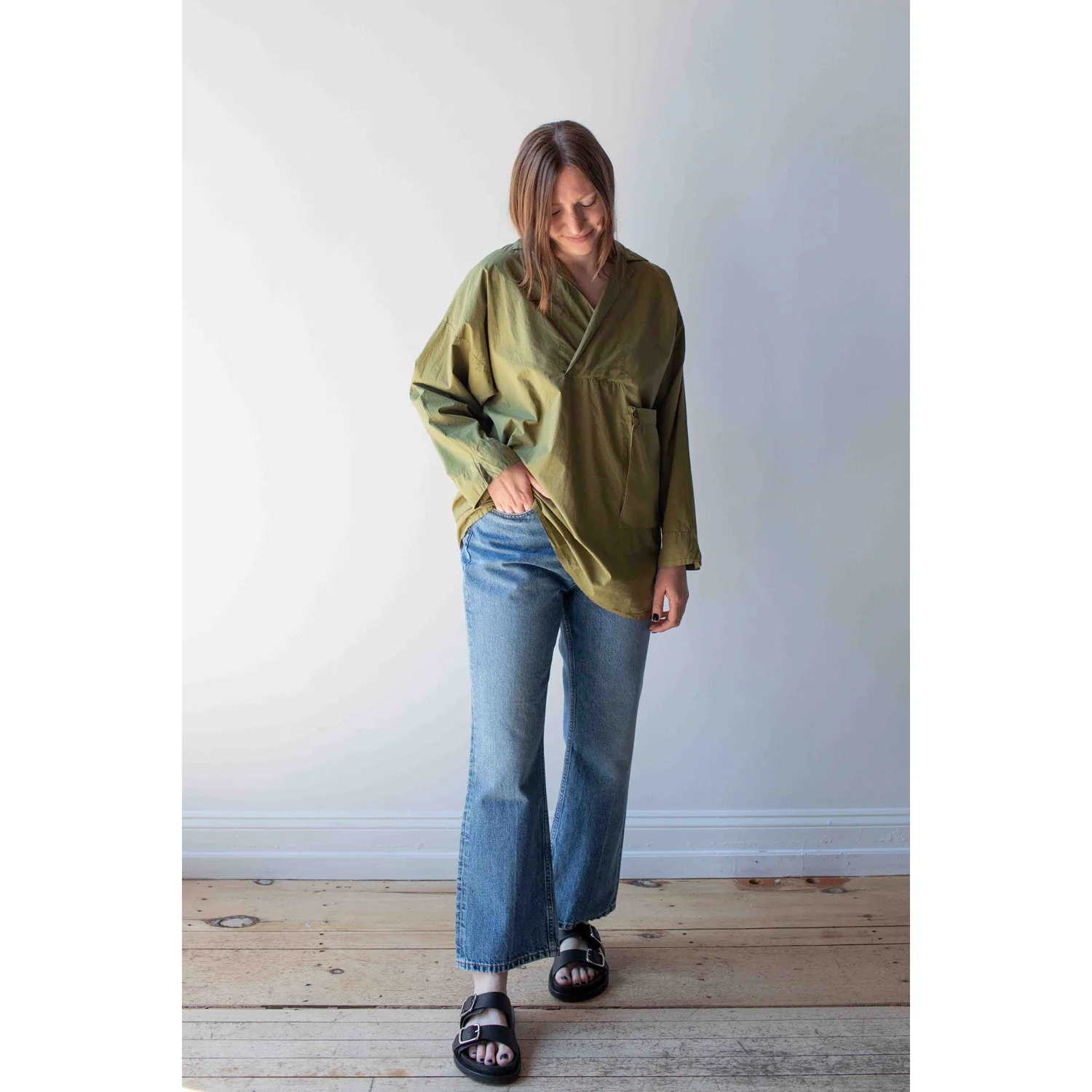 Apiece Apart Rene Kick Flare Jean in Hermosa - Image 18