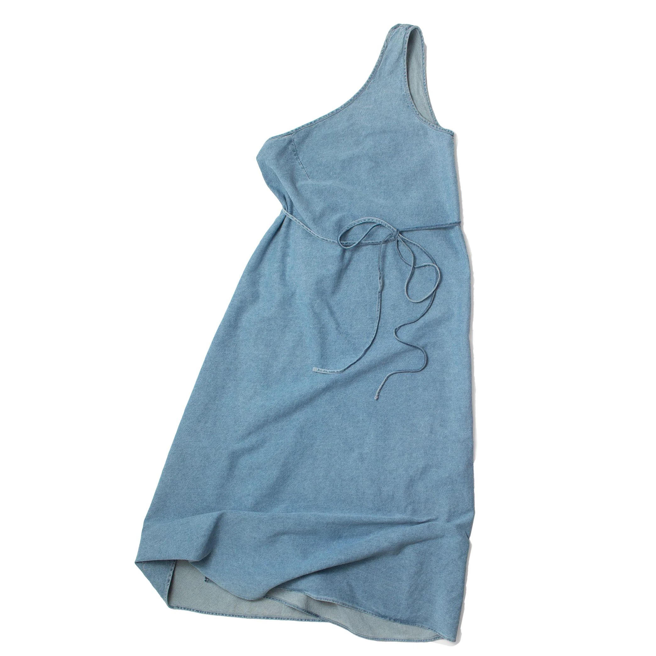 Baserange Eye Dress in Light Blue Wash