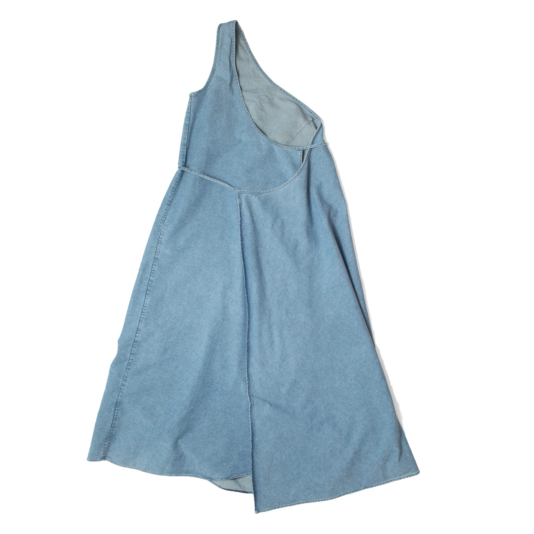 Baserange Eye Dress in Light Blue Wash - Image 3