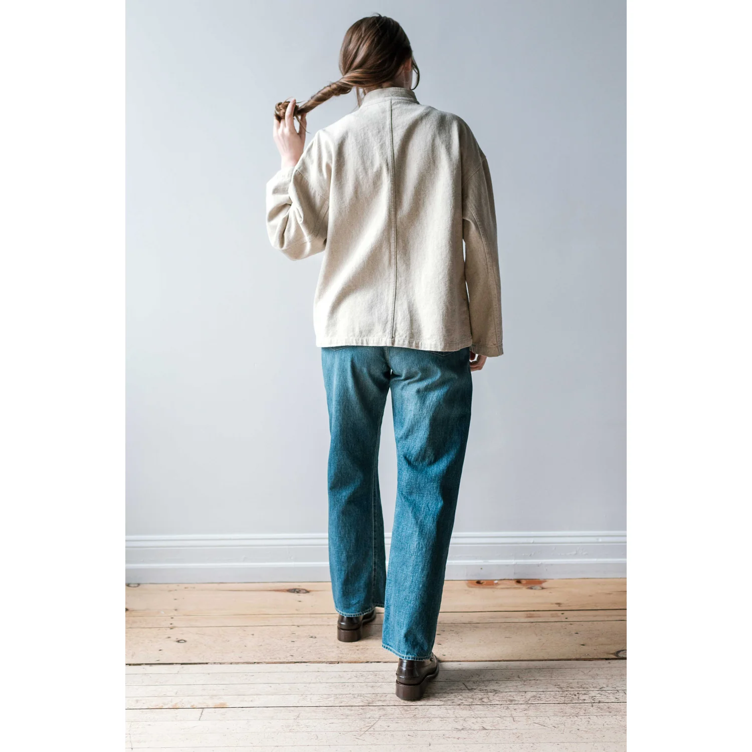 Chimala Selvedge Denim Monroe Cut in Medium Wash - Image 20
