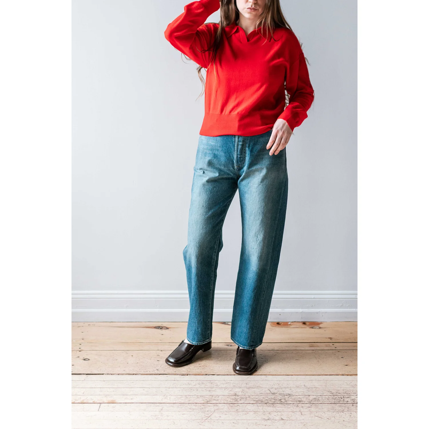 Chimala Selvedge Denim Monroe Cut in Medium Wash - Image 8