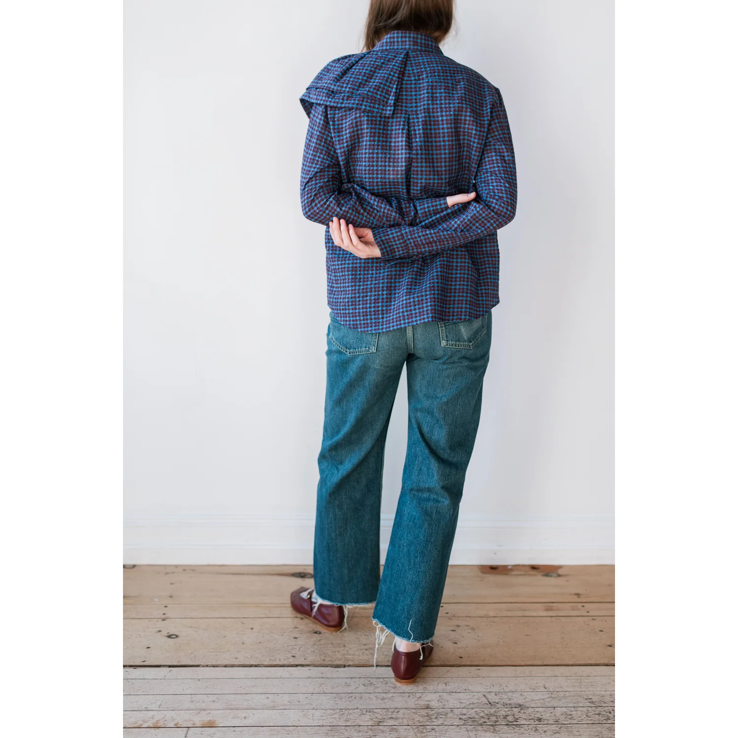 Chimala Selvedge Denim Vintage Straight Cut in Dark Wash - Image 12