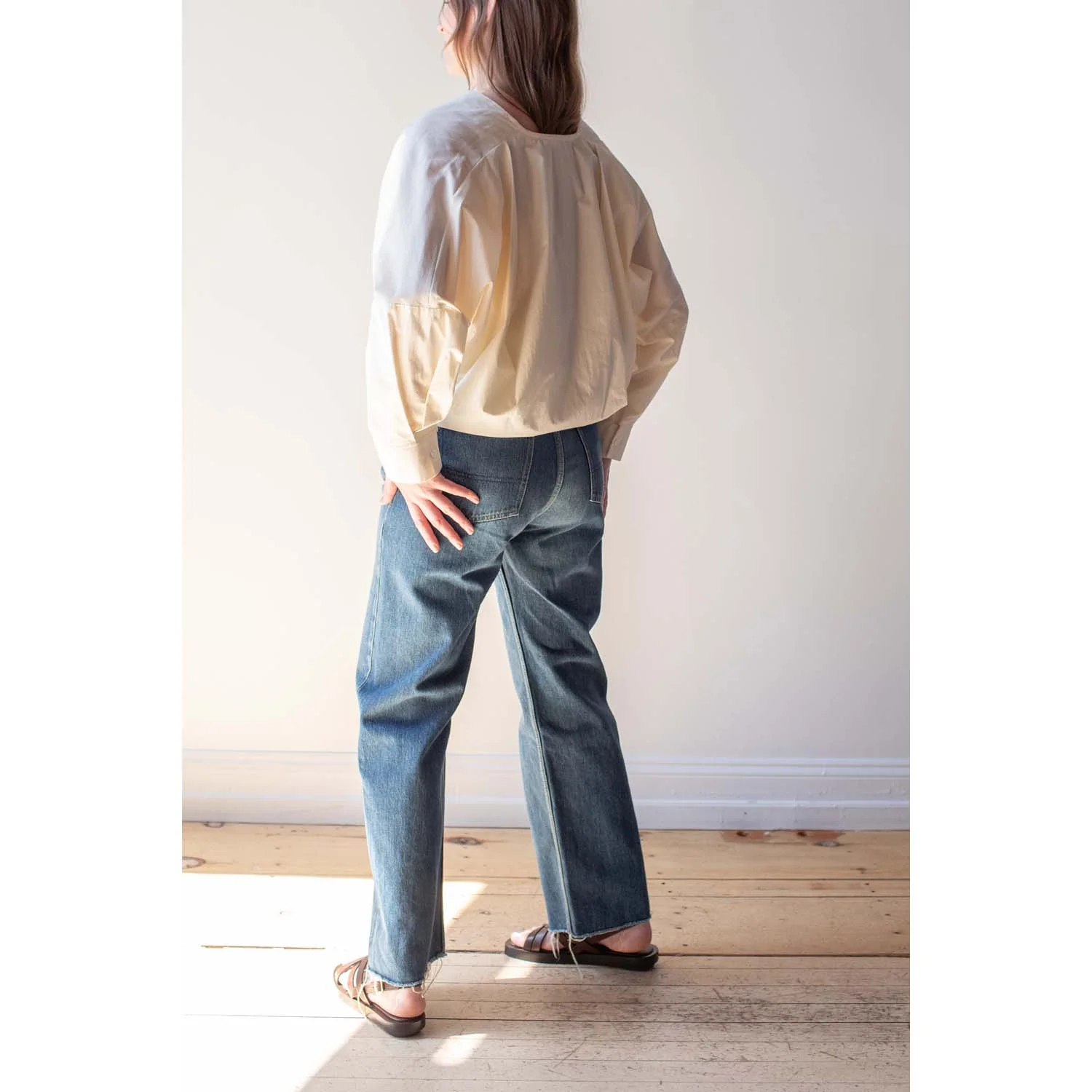 Chimala Selvedge Denim Vintage Straight Cut in Dark Wash - Image 23