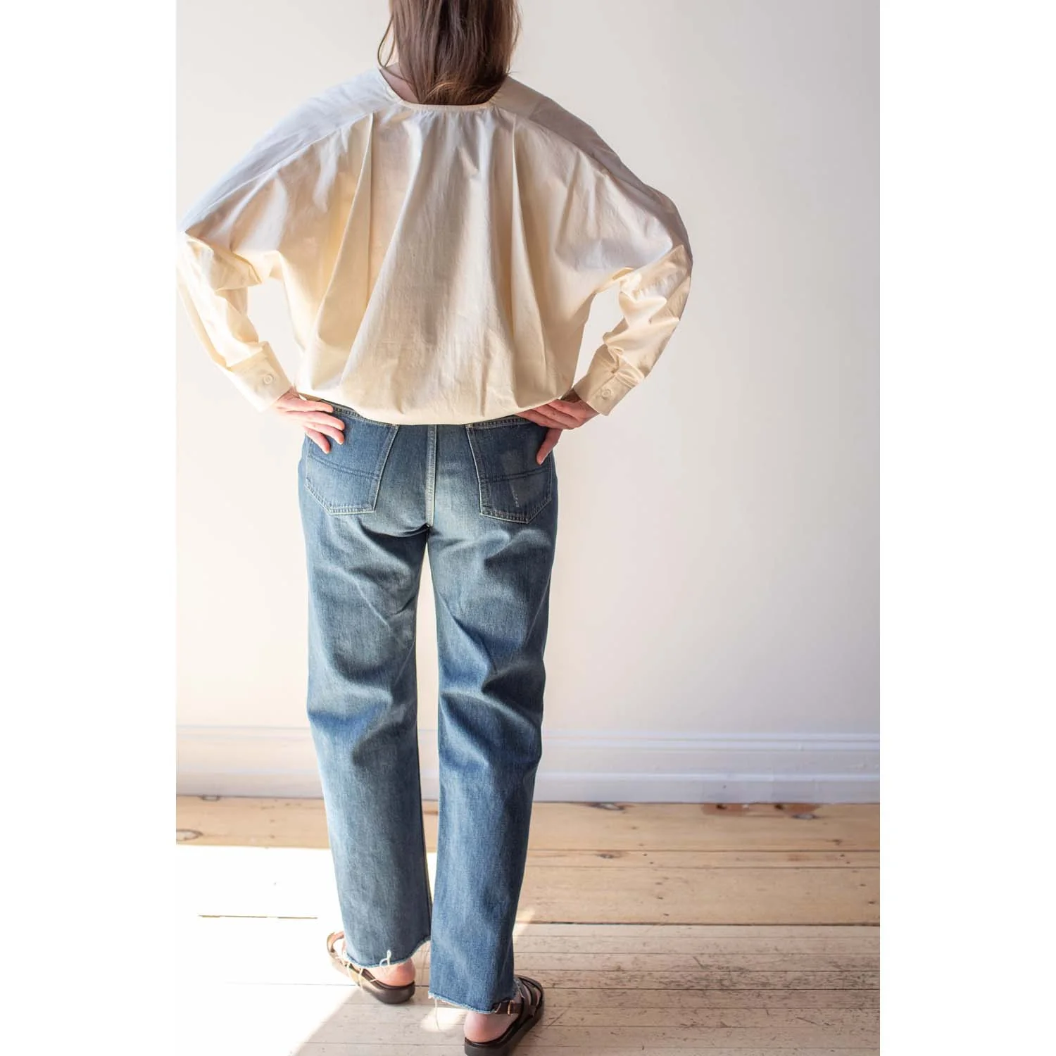 Chimala Selvedge Denim Vintage Straight Cut in Dark Wash - Image 24