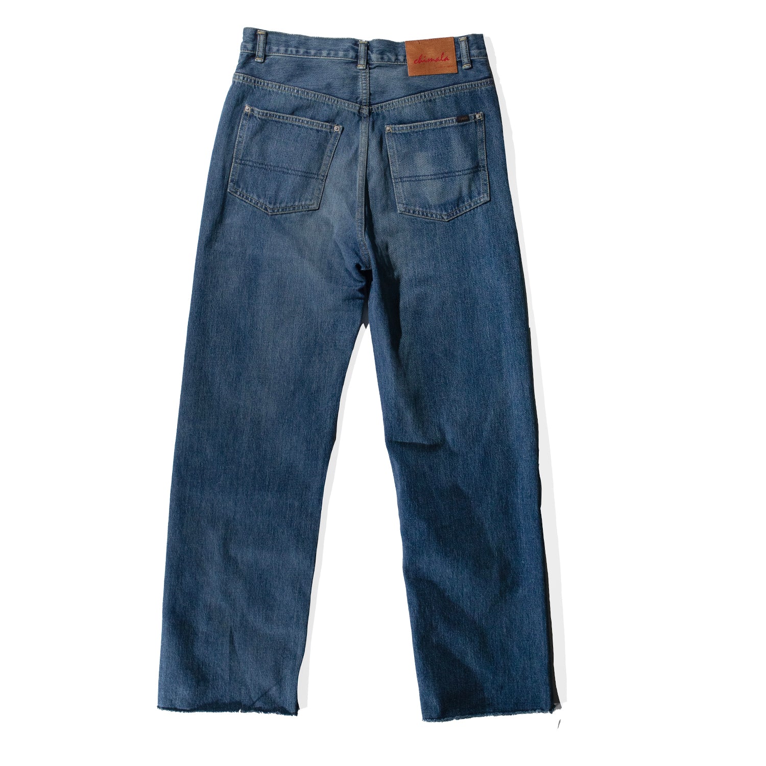 Chimala Selvedge Denim Vintage Straight Cut in Dark Wash - Image 3