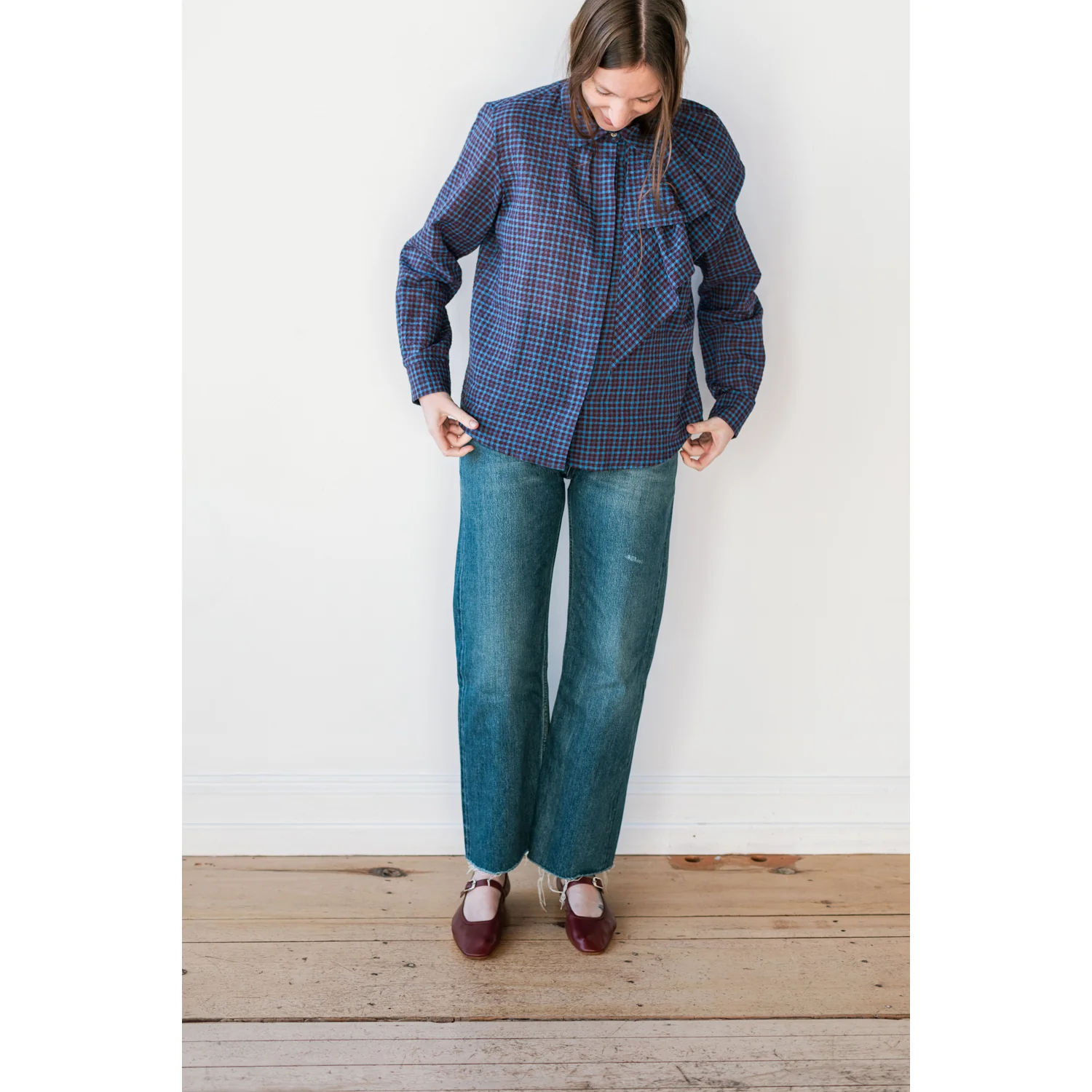 Chimala Selvedge Denim Vintage Straight Cut in Dark Wash - Image 9