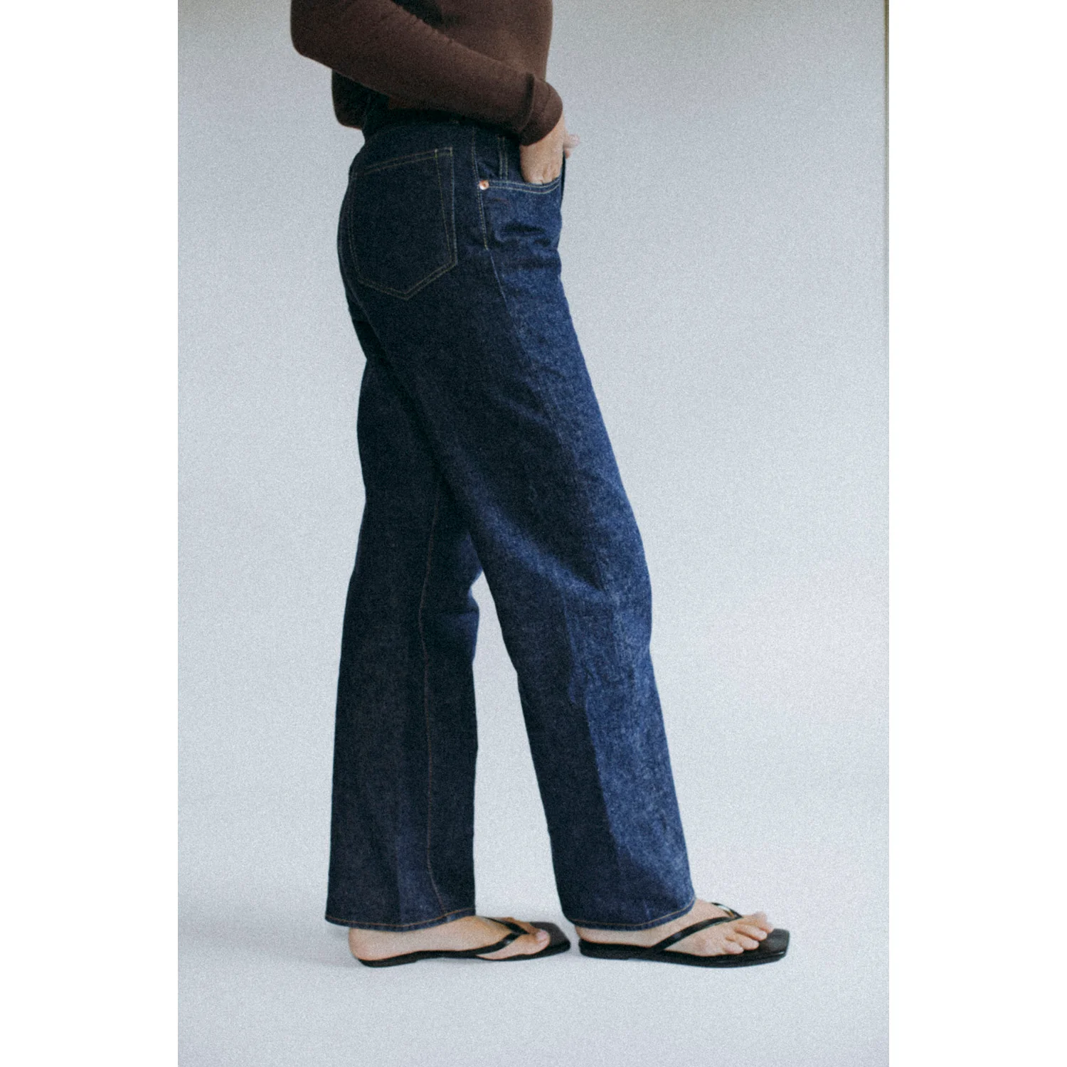 Chimala Unisex 13.5oz Selvedge Denim Straight Cut in Rinse - Image 11