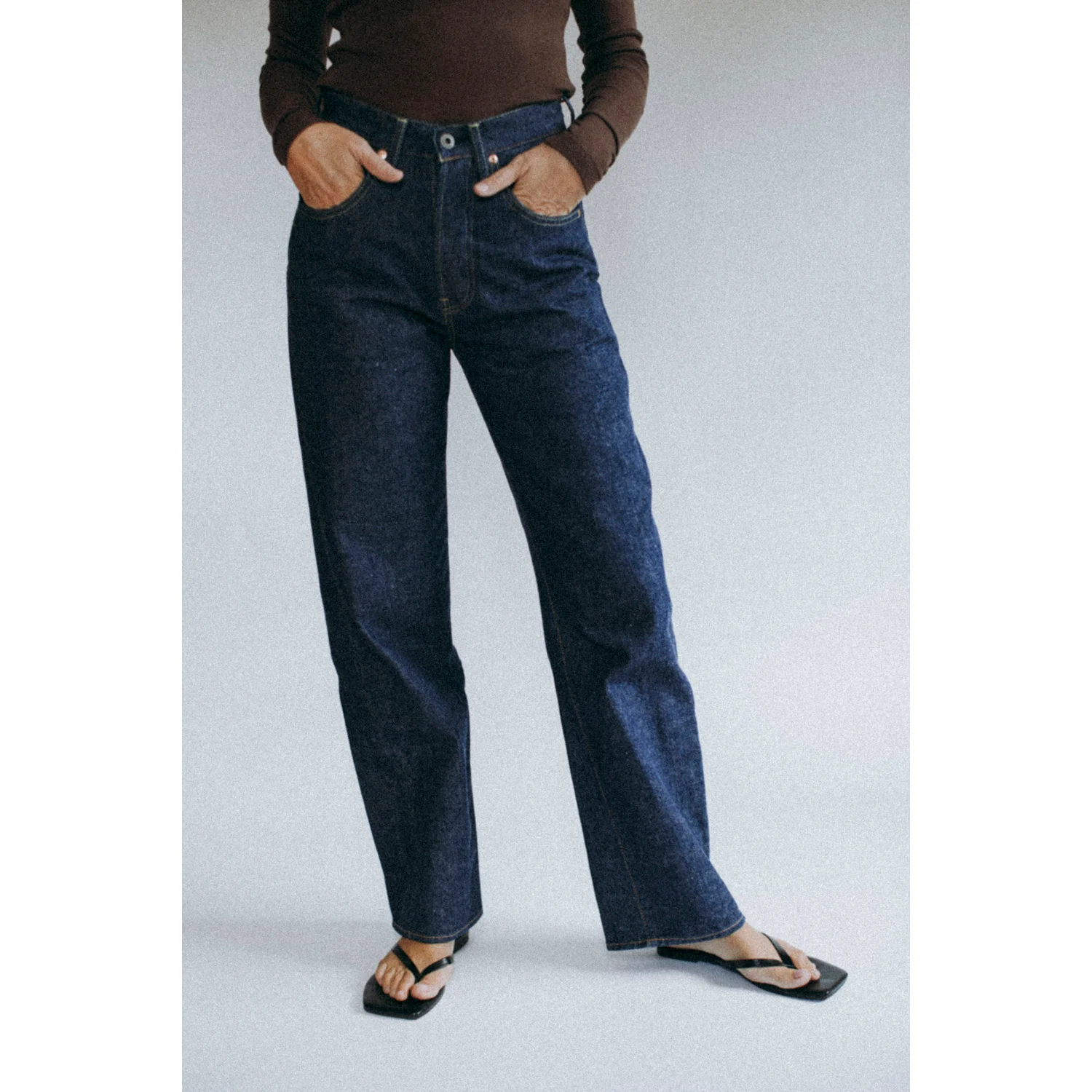 Chimala Unisex 13.5oz Selvedge Denim Straight Cut in Rinse - Image 4