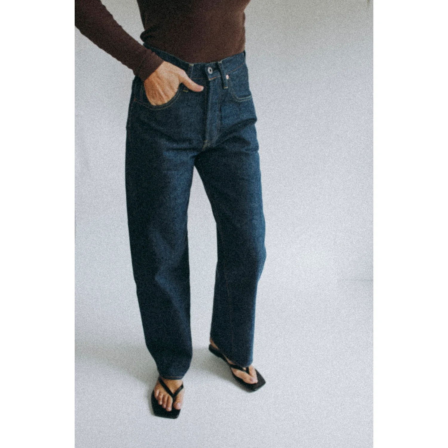 Chimala Unisex 13.5oz Selvedge Denim Straight Cut in Rinse - Image 5