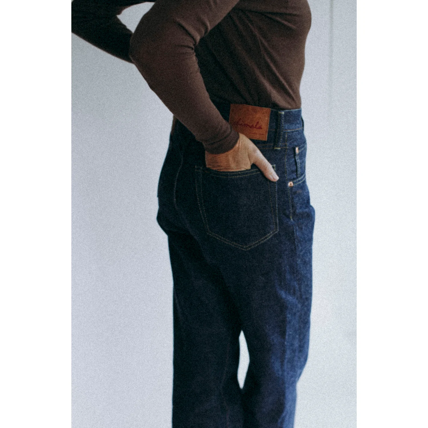 Chimala Unisex 13.5oz Selvedge Denim Straight Cut in Rinse - Image 9
