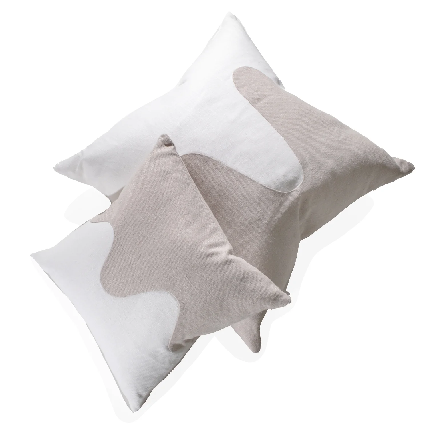 Correll Correll Medium Waves Pillow in Natural/White - Image 3