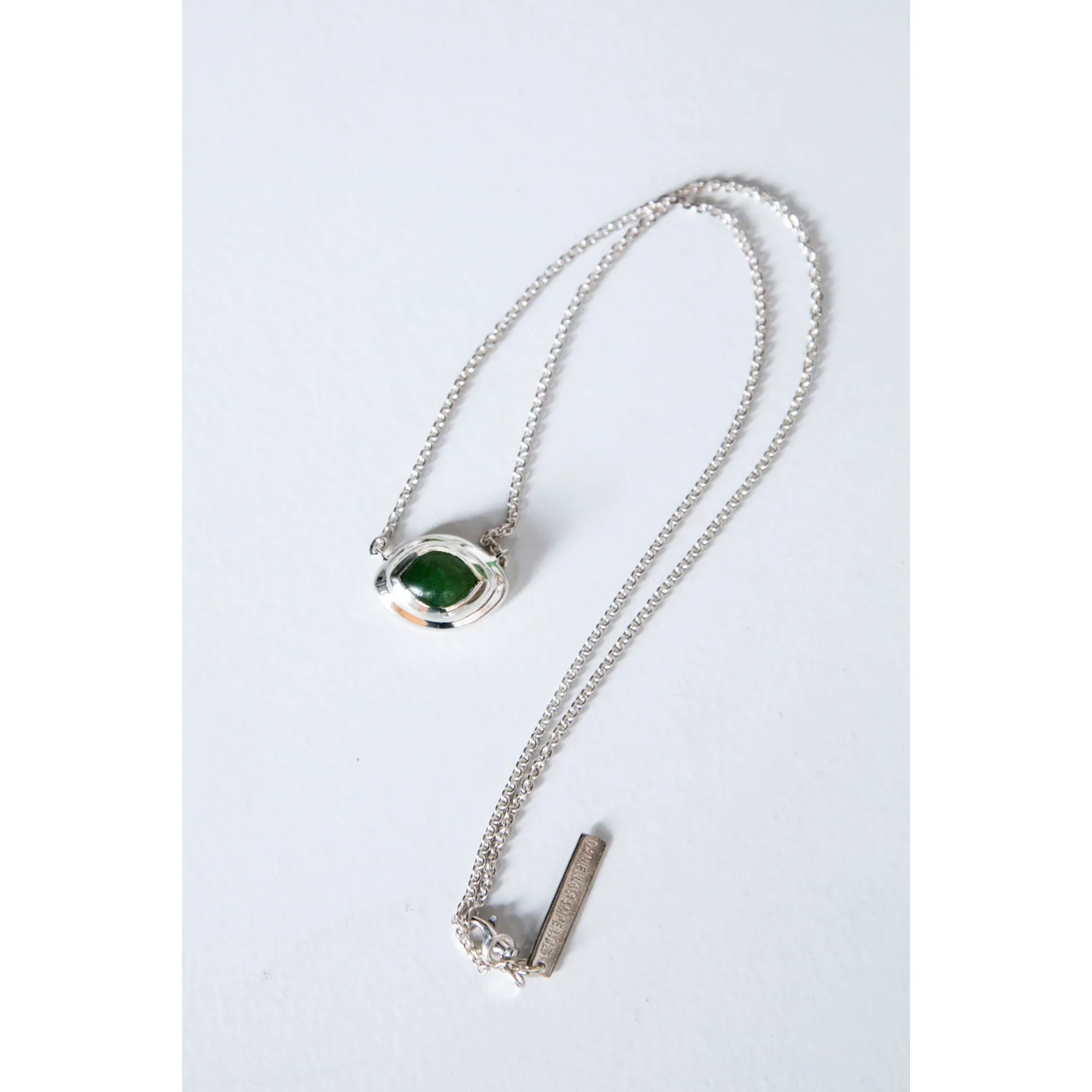 Daniella Samper Nacre Pendant Necklace in Jade - Image 5
