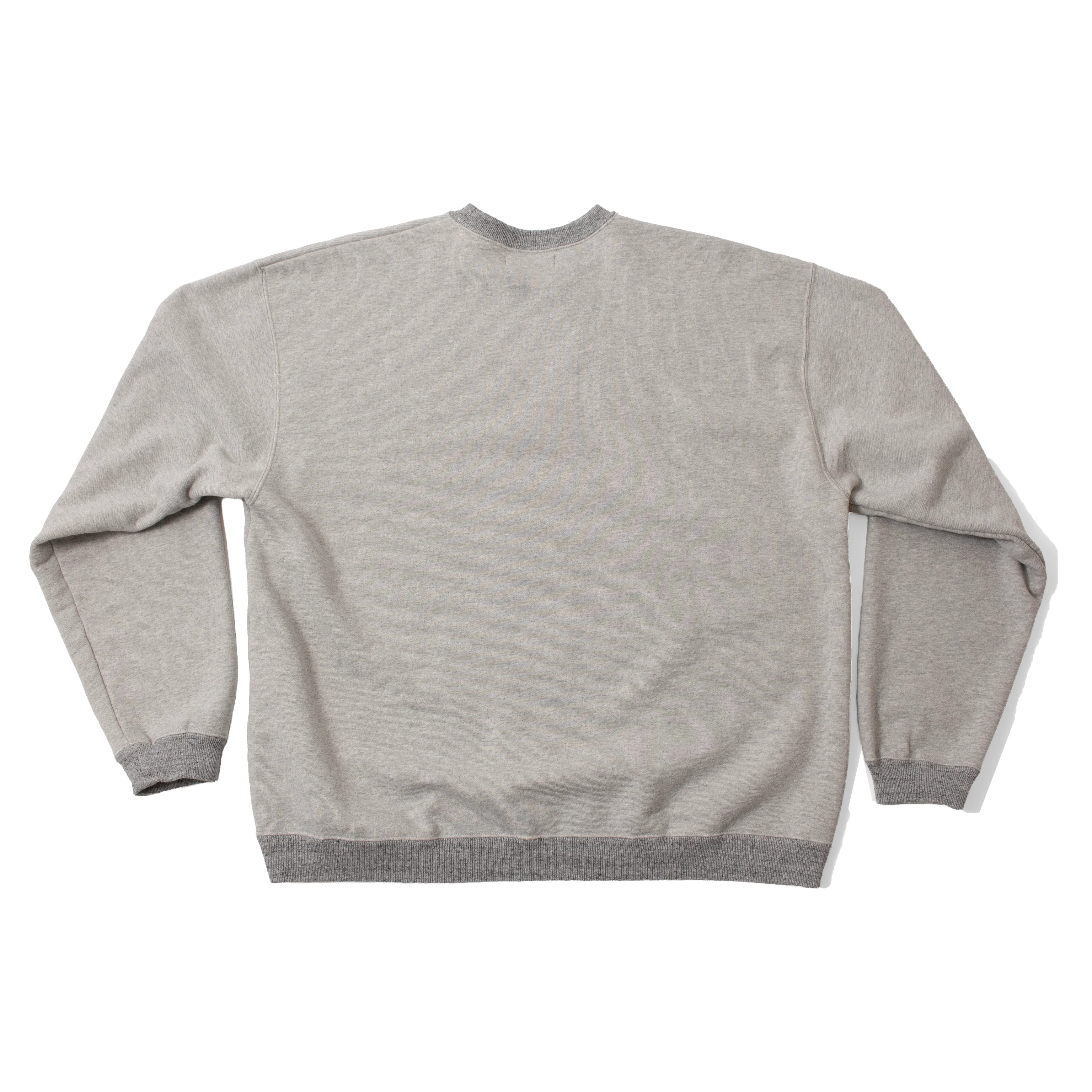 Dopple & Scent French Terry Crewneck Sweatshirt in Gray - Image 3
