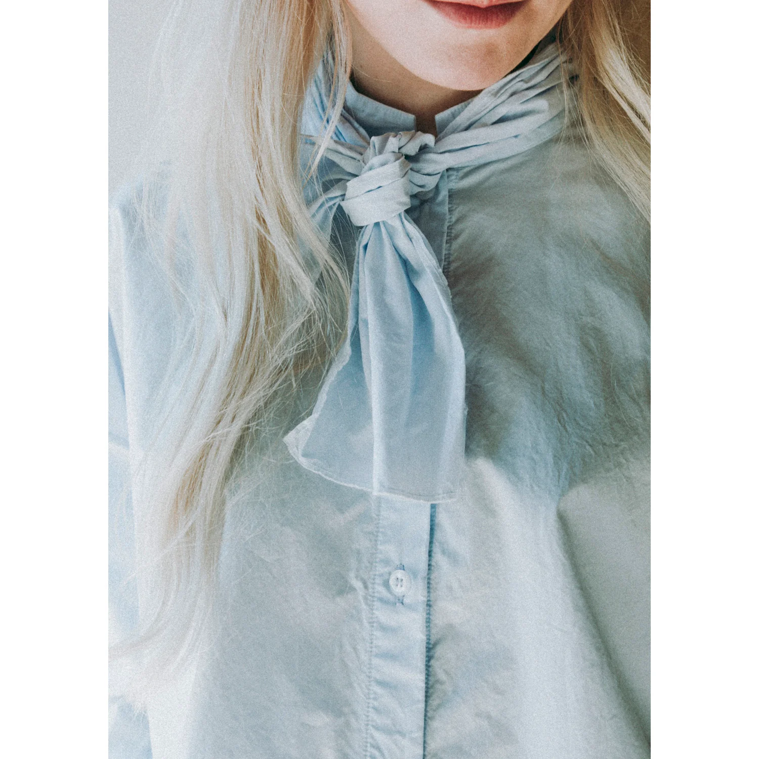 Fabiana Pigna Lole Blouse in Pale Blue - Image 5