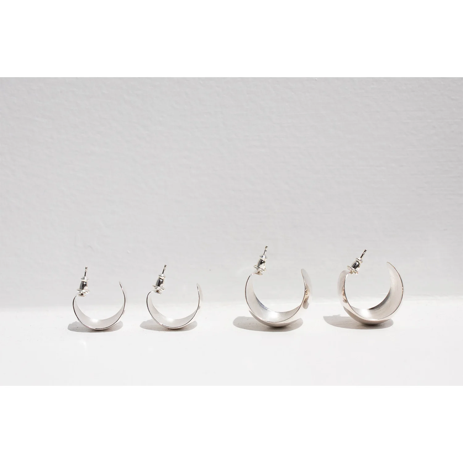 Fay Andrada Koko XS Hoops in Sterling Silver - Image 3
