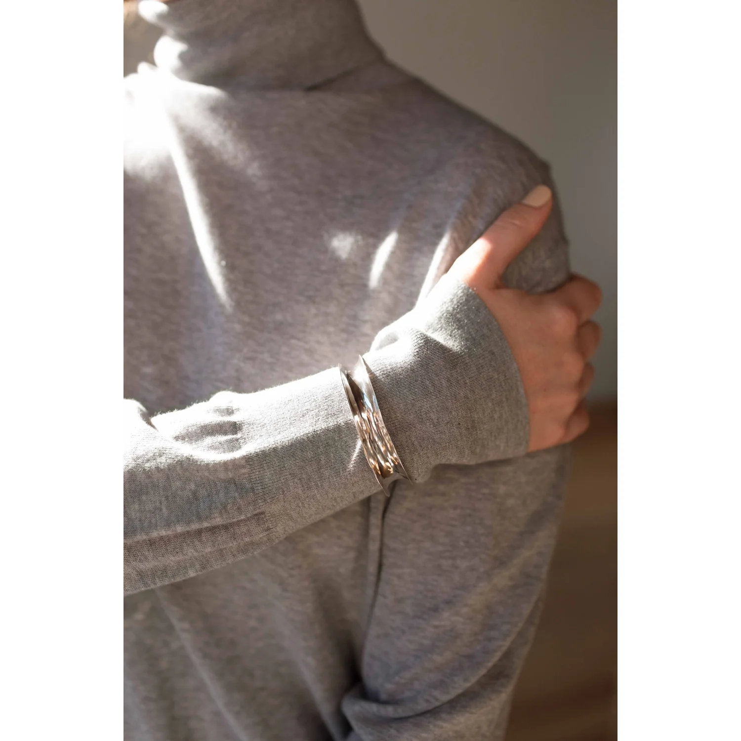 Fay Andrada Taita Cuff in Silver - Image 7