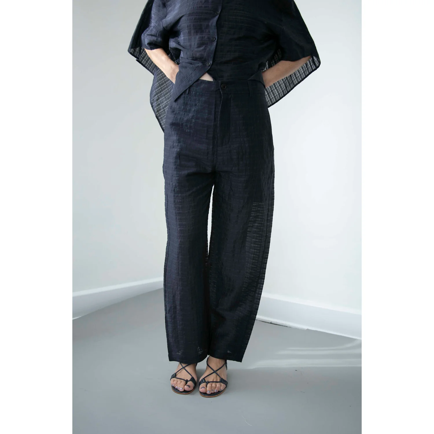 Henrik Vibskov Artist Pants in Navy - Image 4