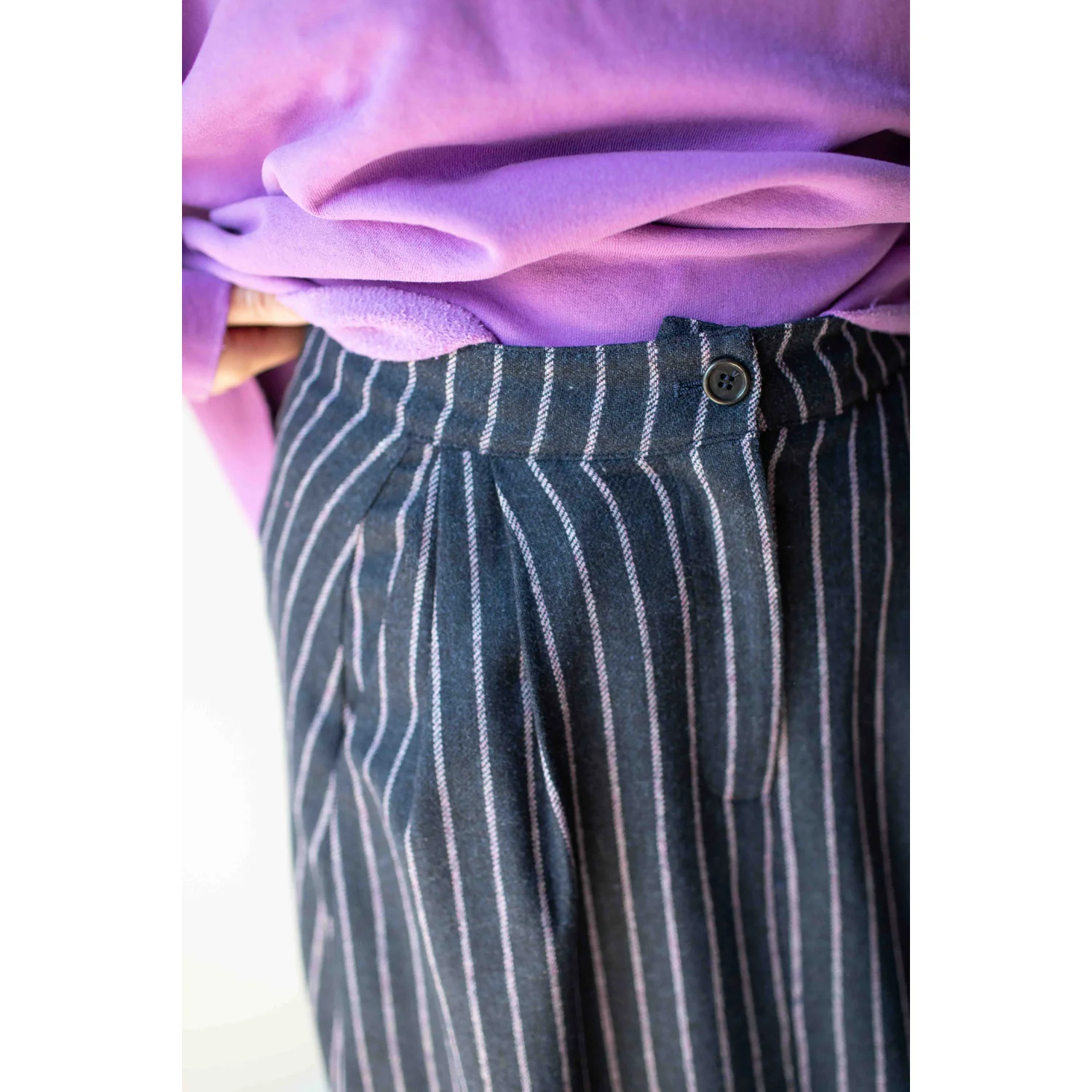 Henrik Vibskov One Skirt in Pinstripe - Image 6