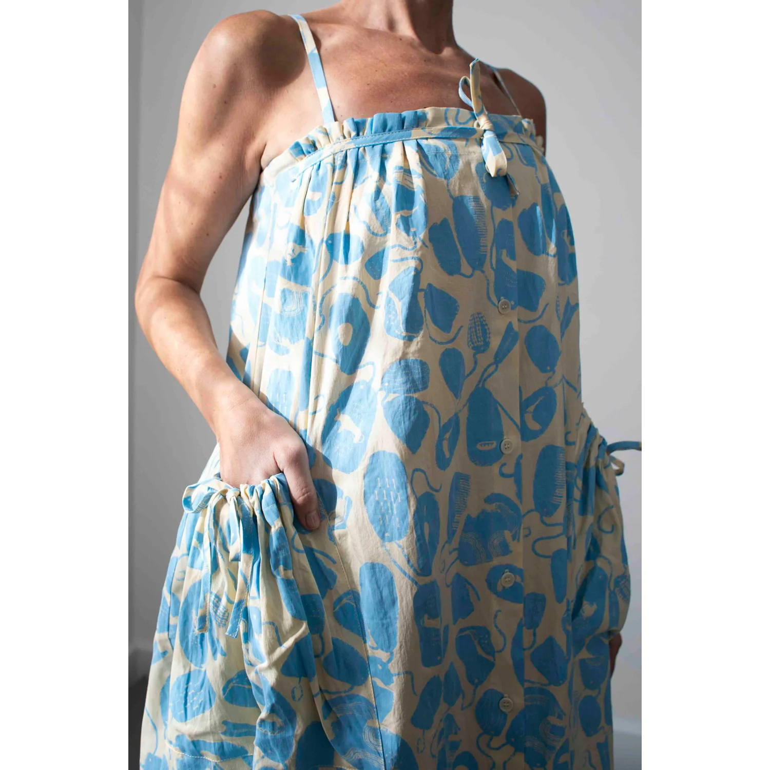 Henrik Vibskov Rooster Dress in Ecru Amulets - Image 12