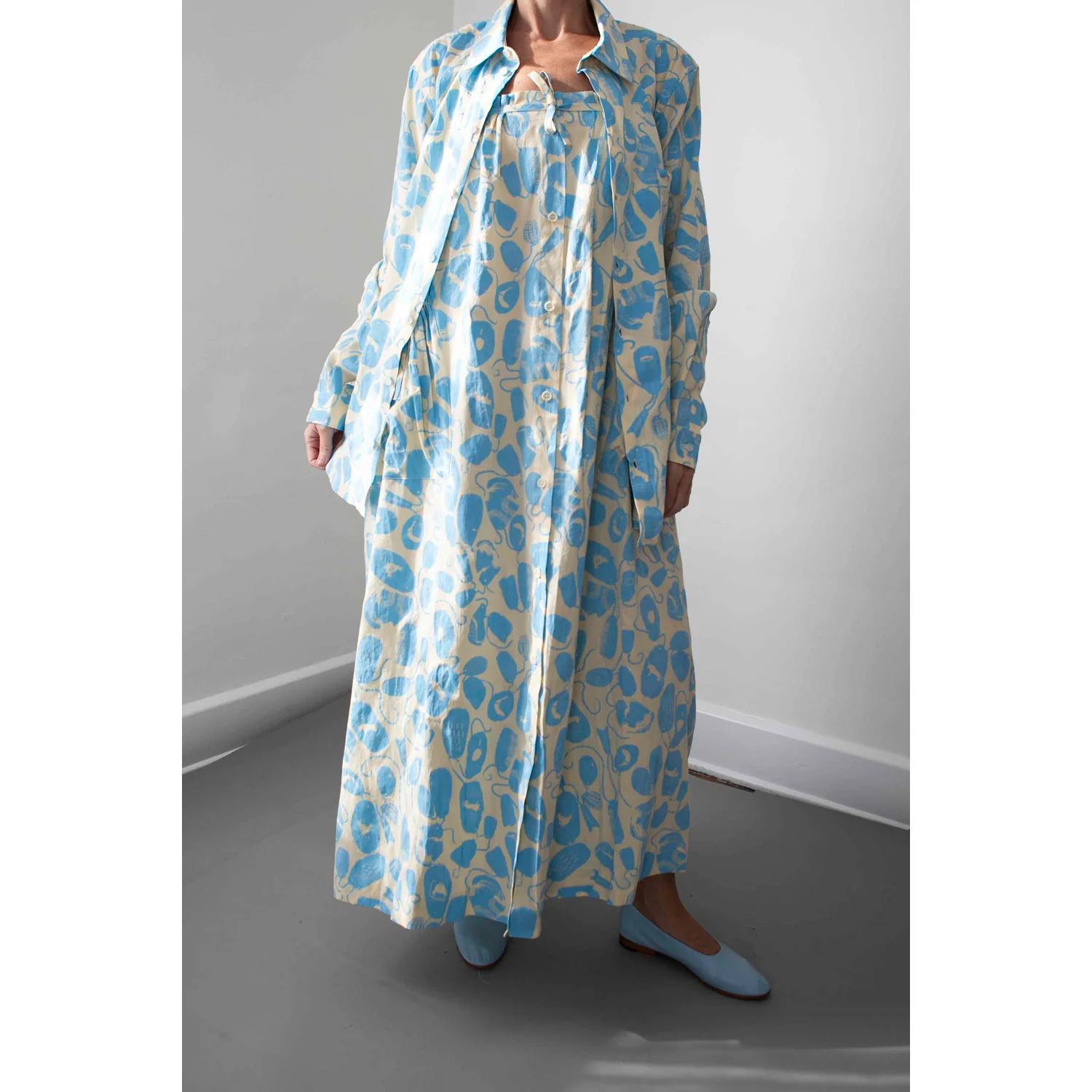 Henrik Vibskov Rooster Dress in Ecru Amulets - Image 9