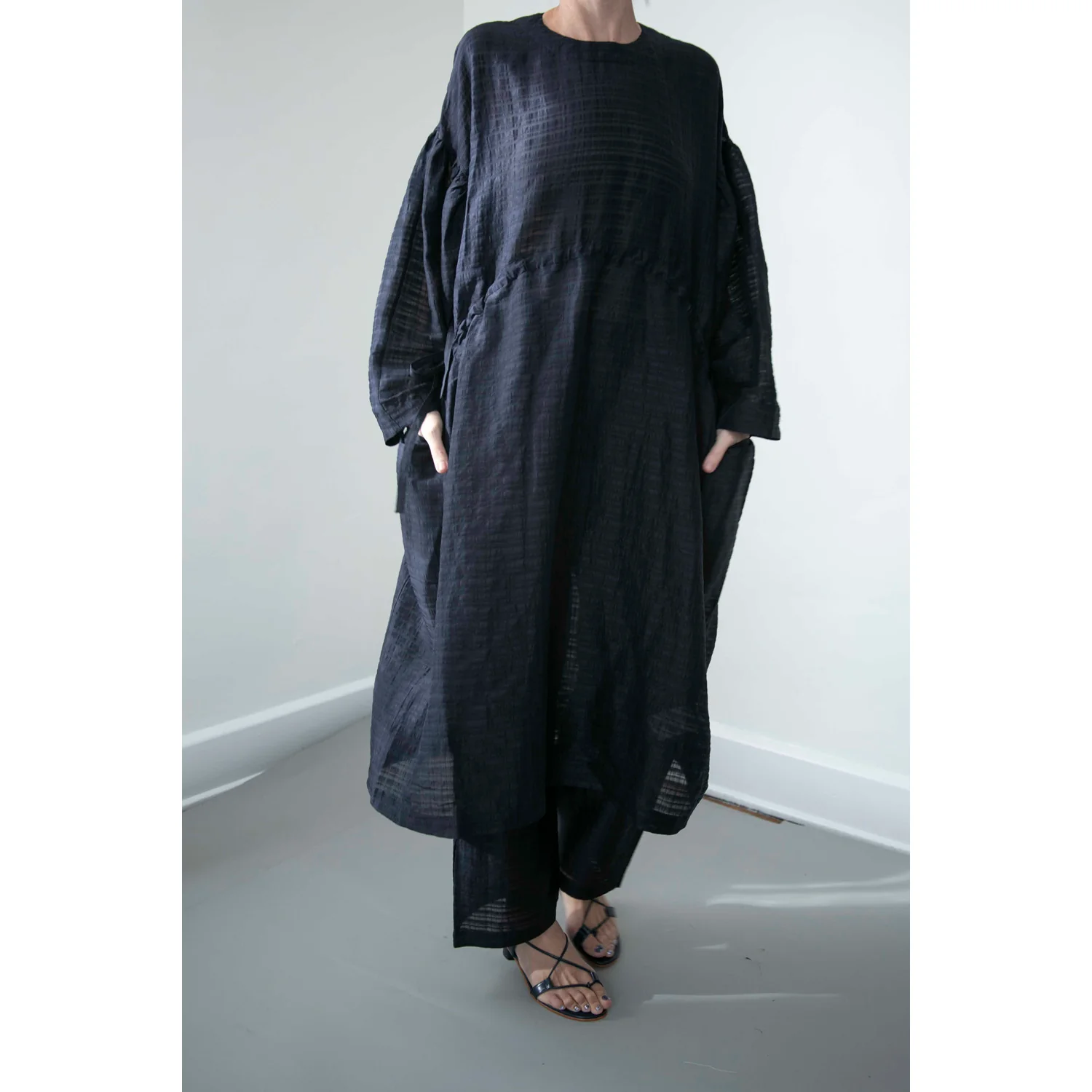 Henrik Vibskov Shelter Dress in Navy - Image 5