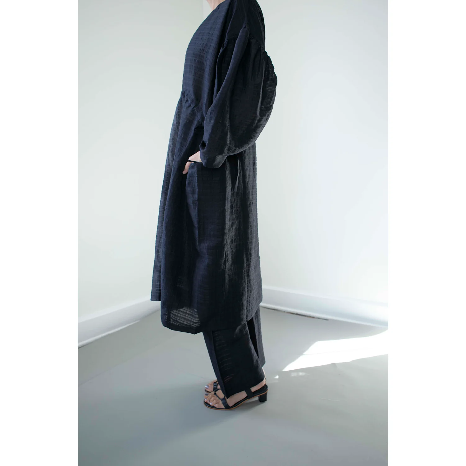 Henrik Vibskov Shelter Dress in Navy - Image 9
