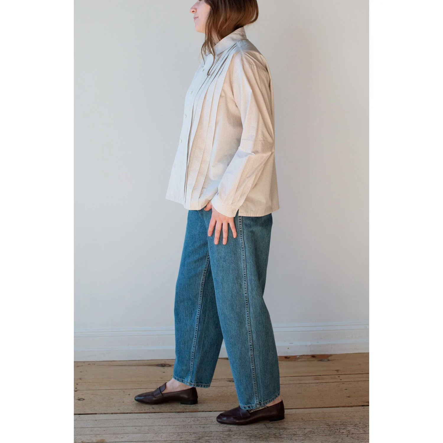 Jesse Kamm California Wides in Cowboy Blue Denim - Image 10