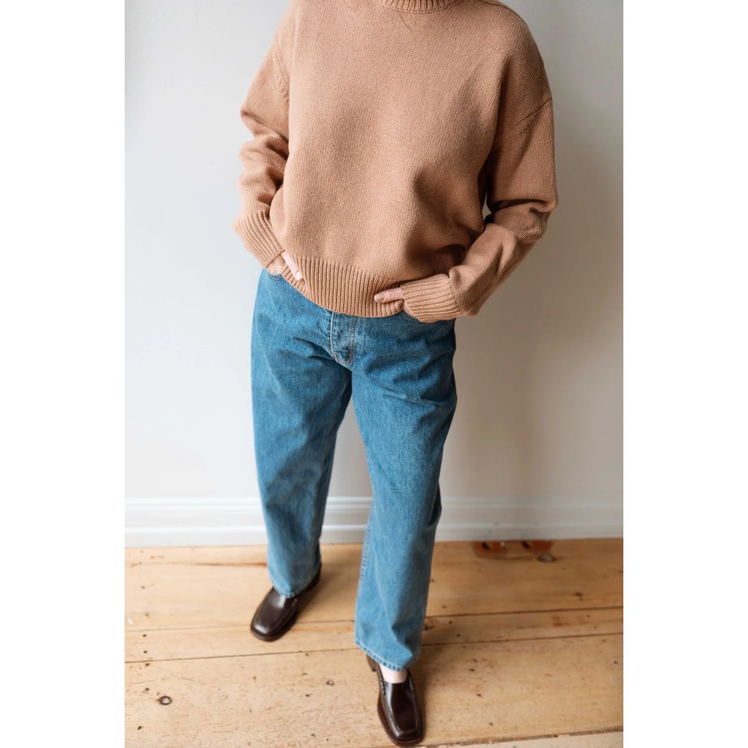 Jesse Kamm California Wides in Cowboy Blue Denim - Image 16