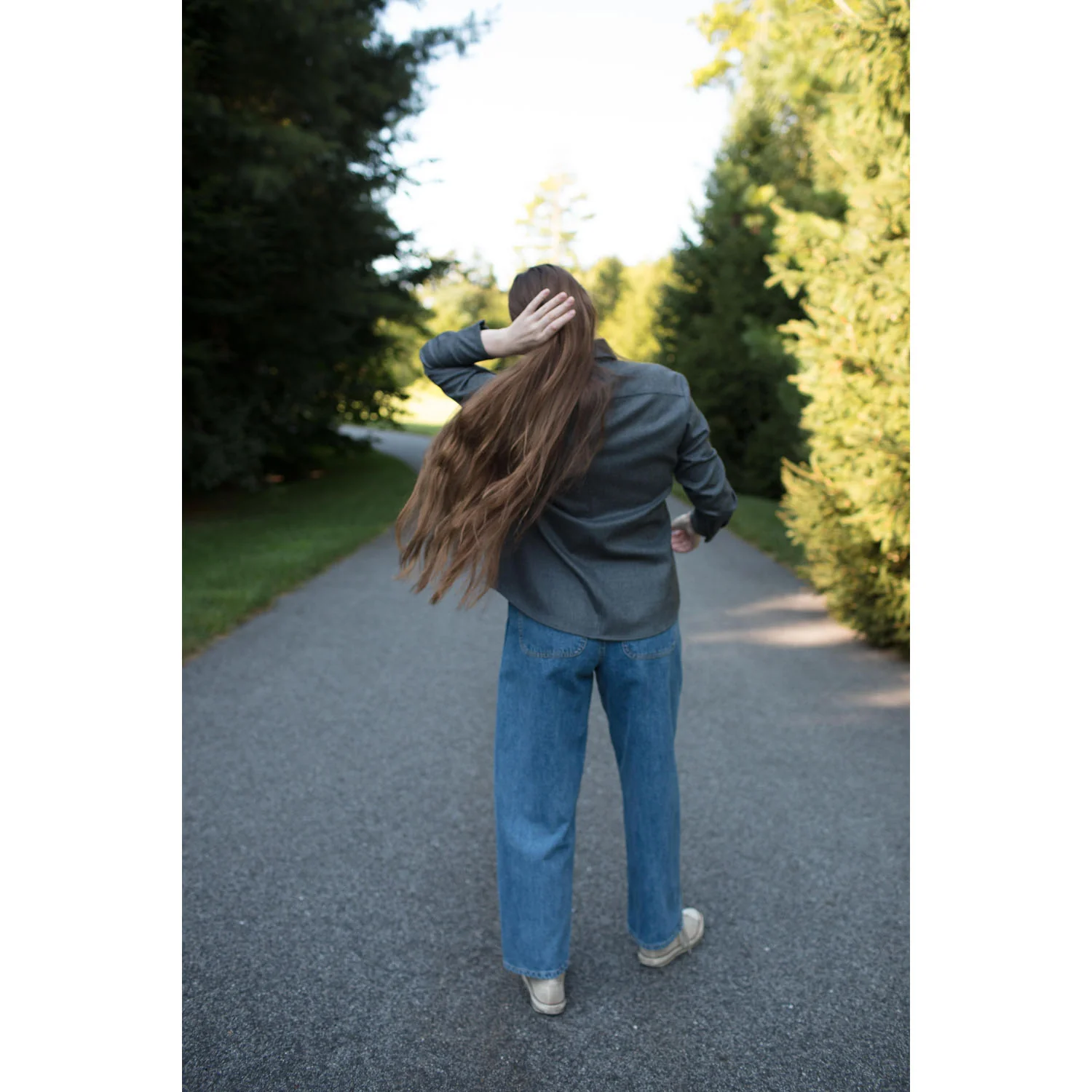 Jesse Kamm California Wides in Cowboy Blue Denim - Image 7