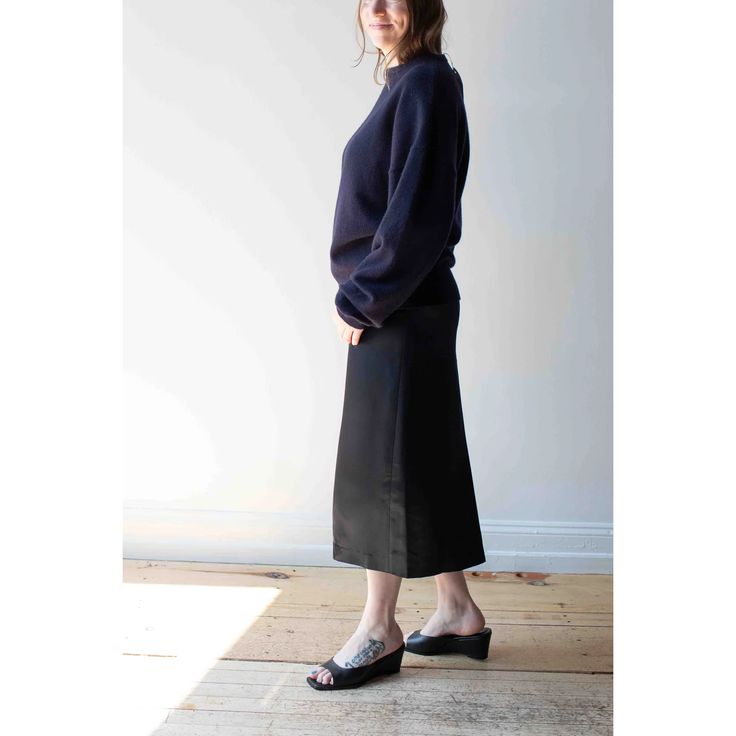 Kallmeyer Emilee Pencil Skirt in Midnight - Image 7