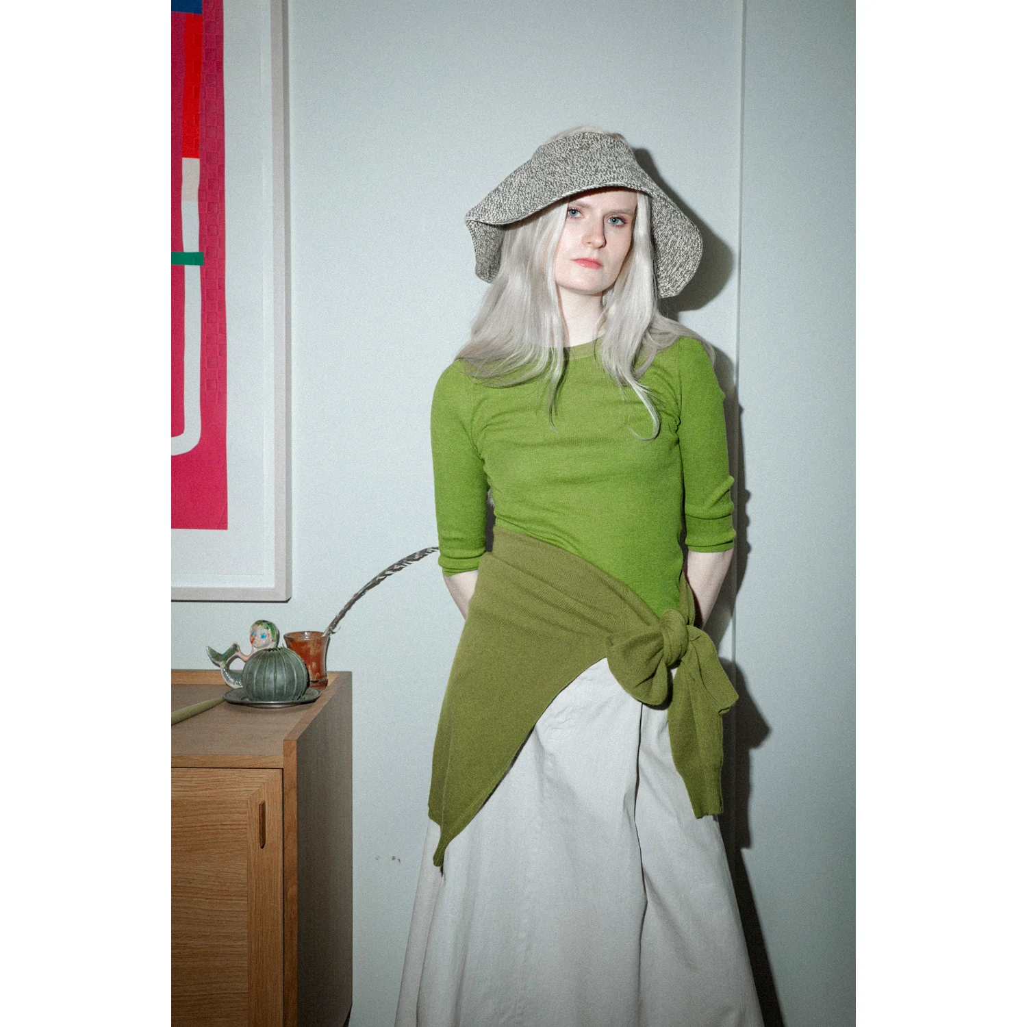 6397 Heirloom Elbow T in Asparagus - Image 5