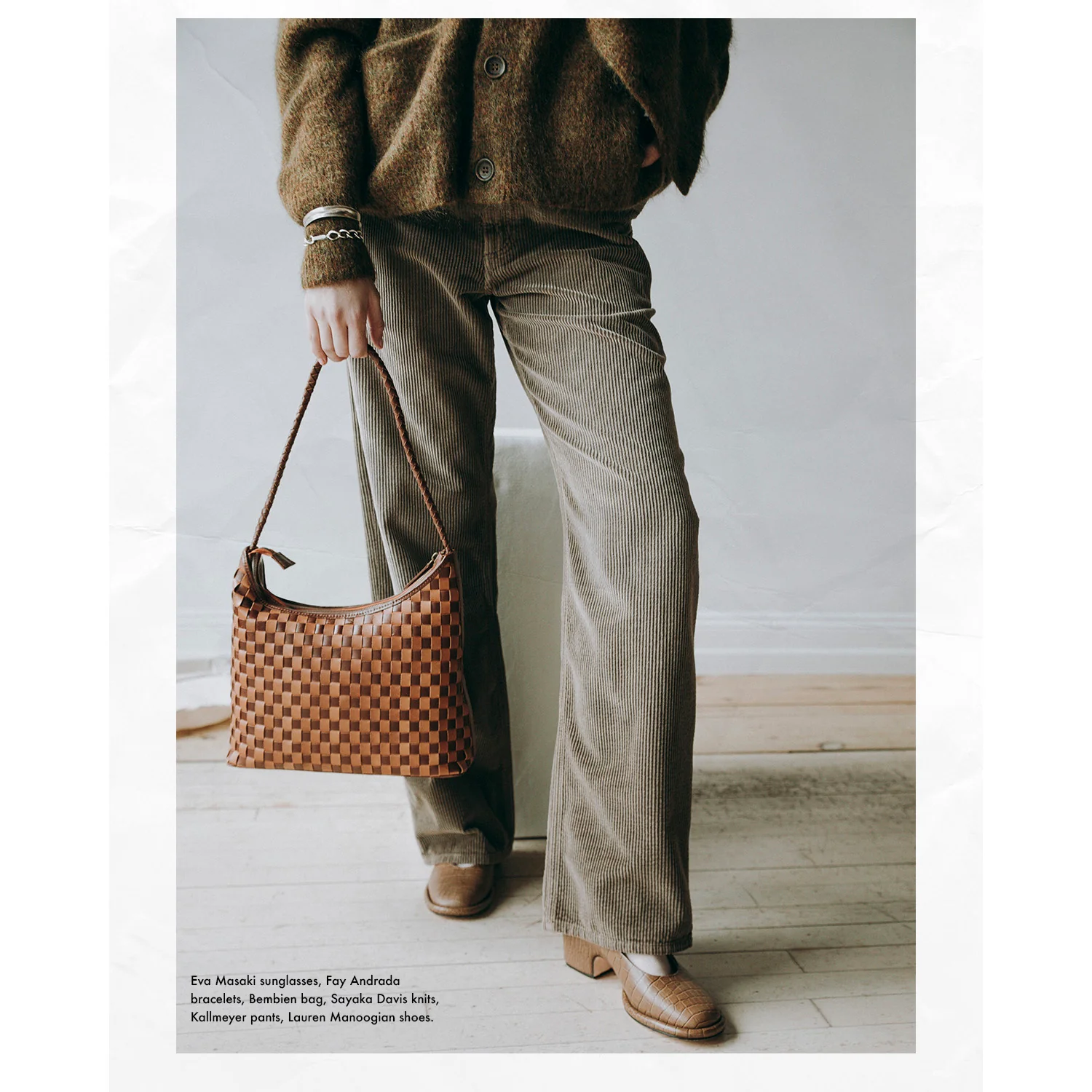 Lauren Manoogian Embossed Arch Pump in Tobacco - Image 6