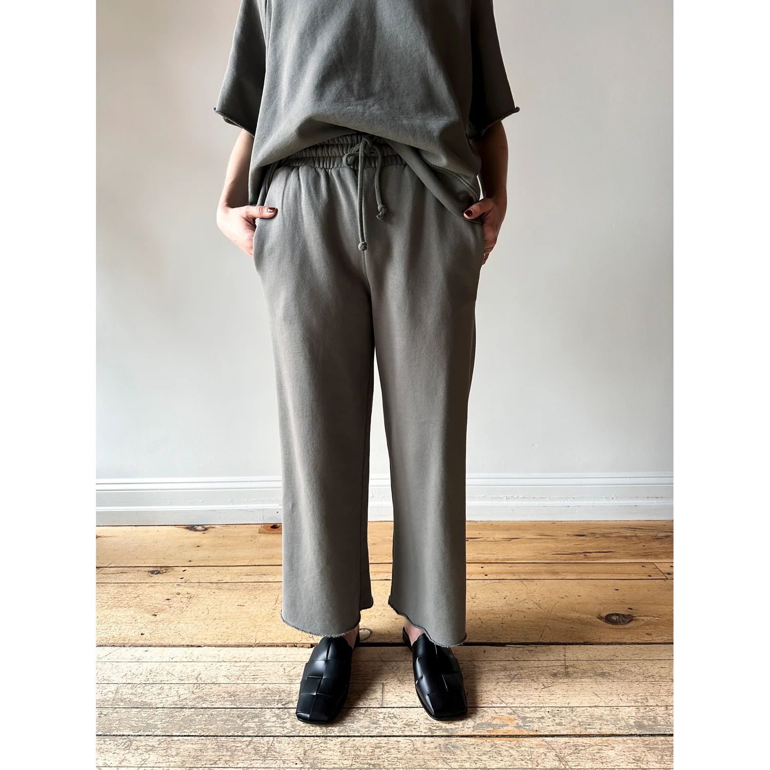 Lauren Manoogian Fleece Pants in Fatigue - Image 4