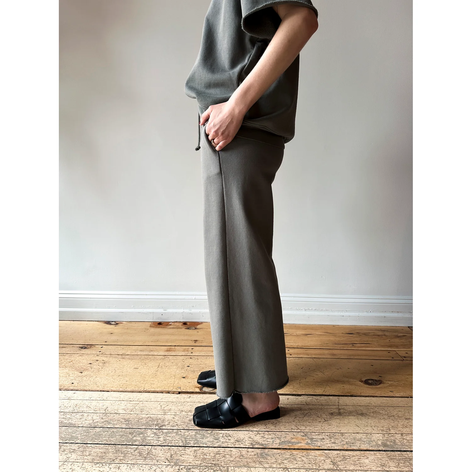 Lauren Manoogian Fleece Pants in Fatigue - Image 5