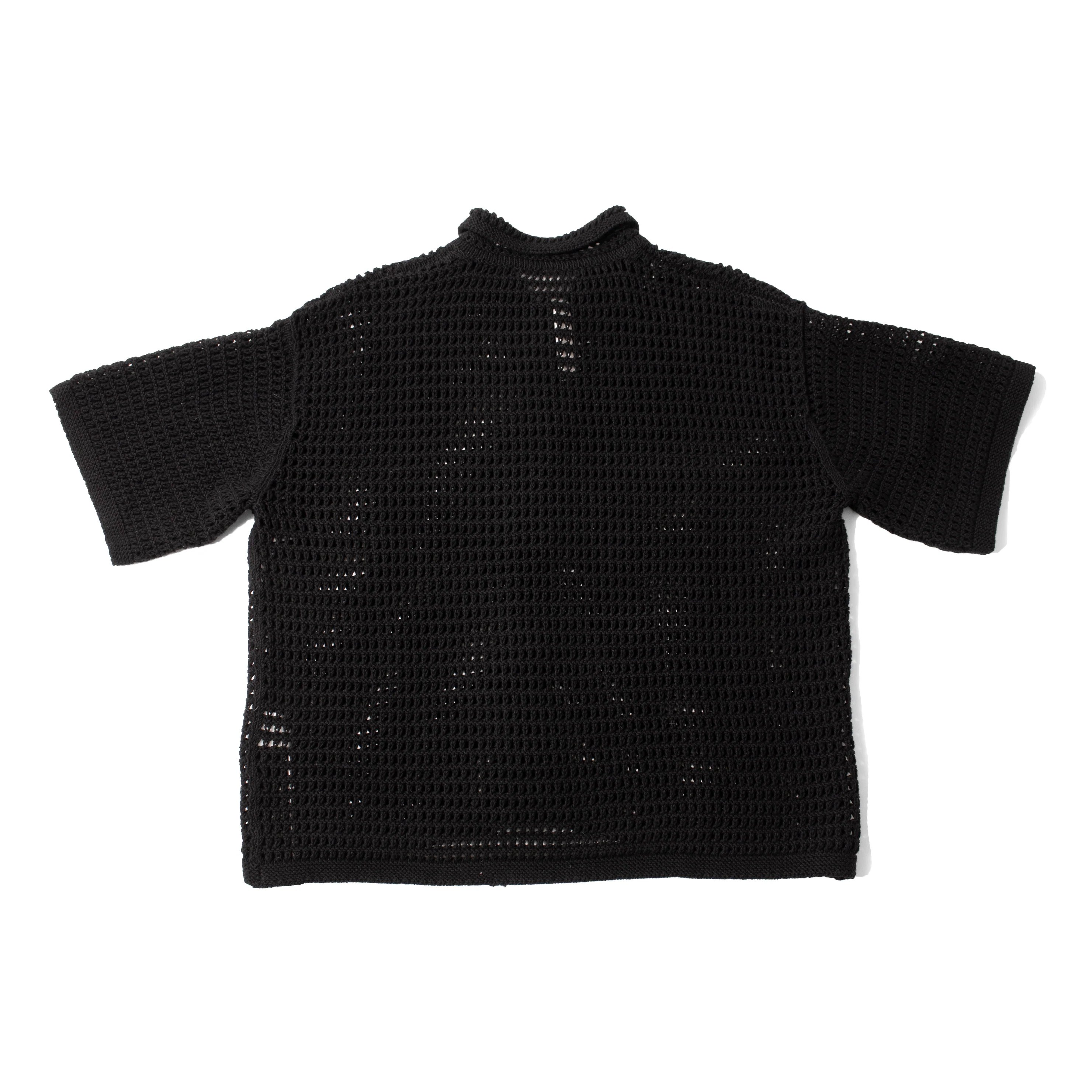 Lauren Manoogian Net Shirt in Black - Image 3