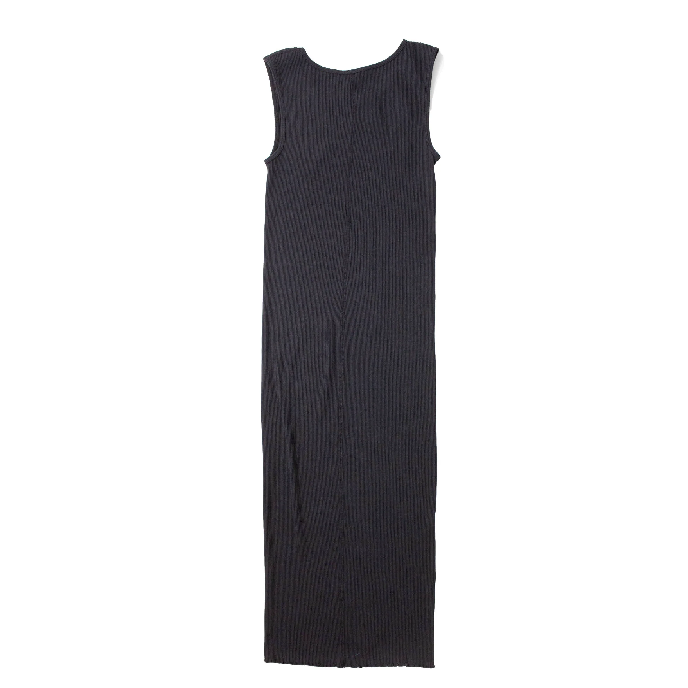 Lauren Manoogian Ruffle Rib Dress in Black - Image 3