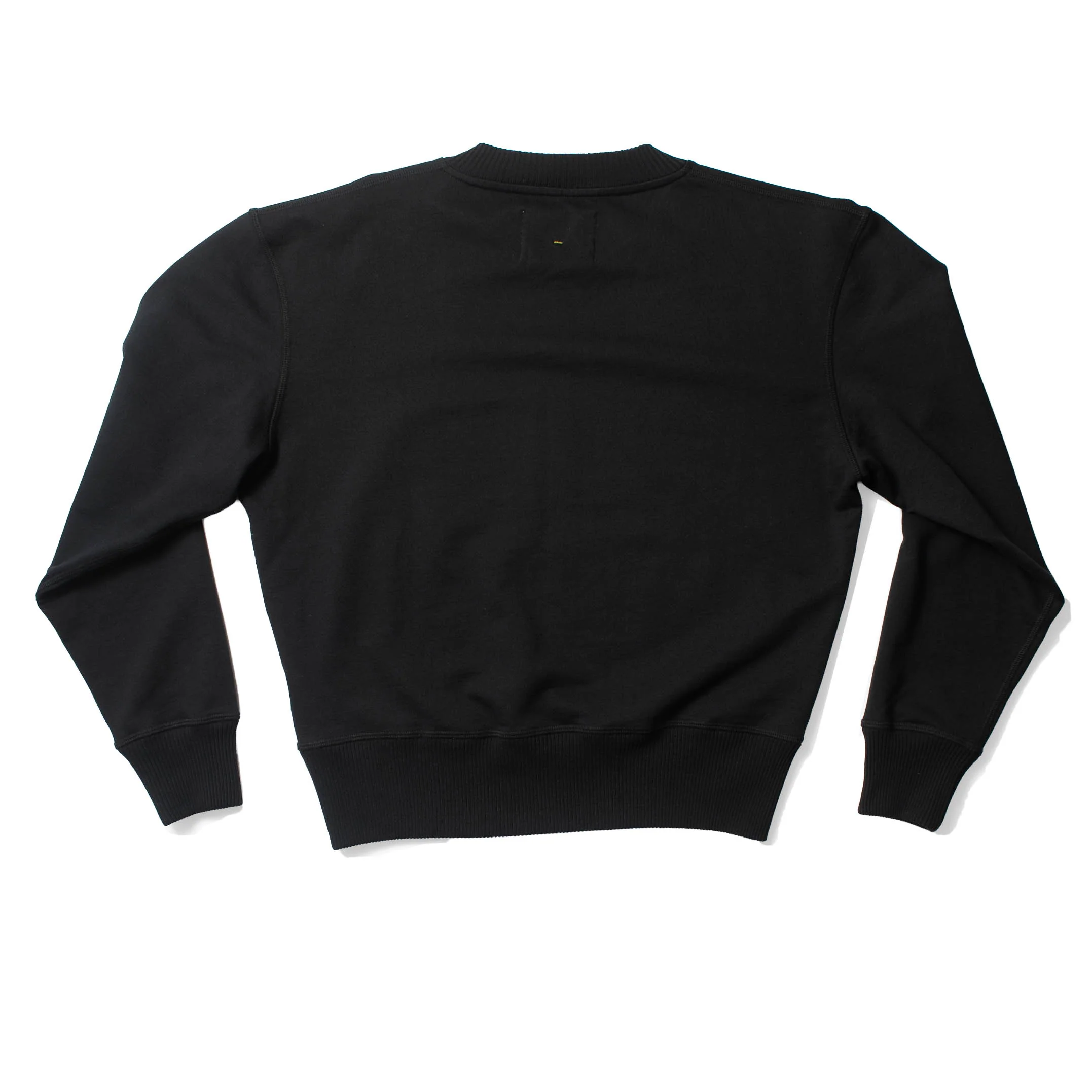 MHL. Cross Neck Crew Sweatshirt in Black - Image 3