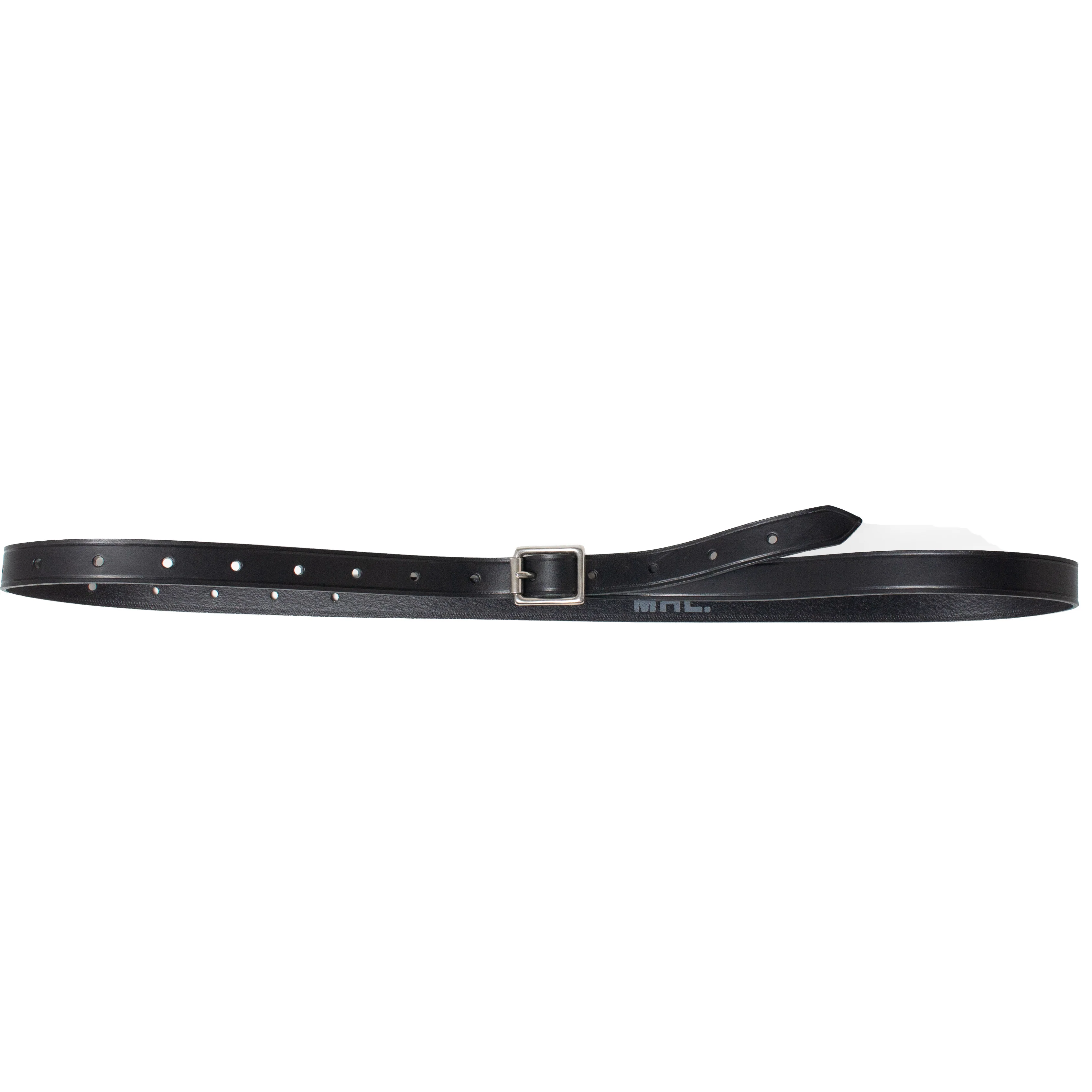 MHL. Scout Belt in Black Leather - Image 3