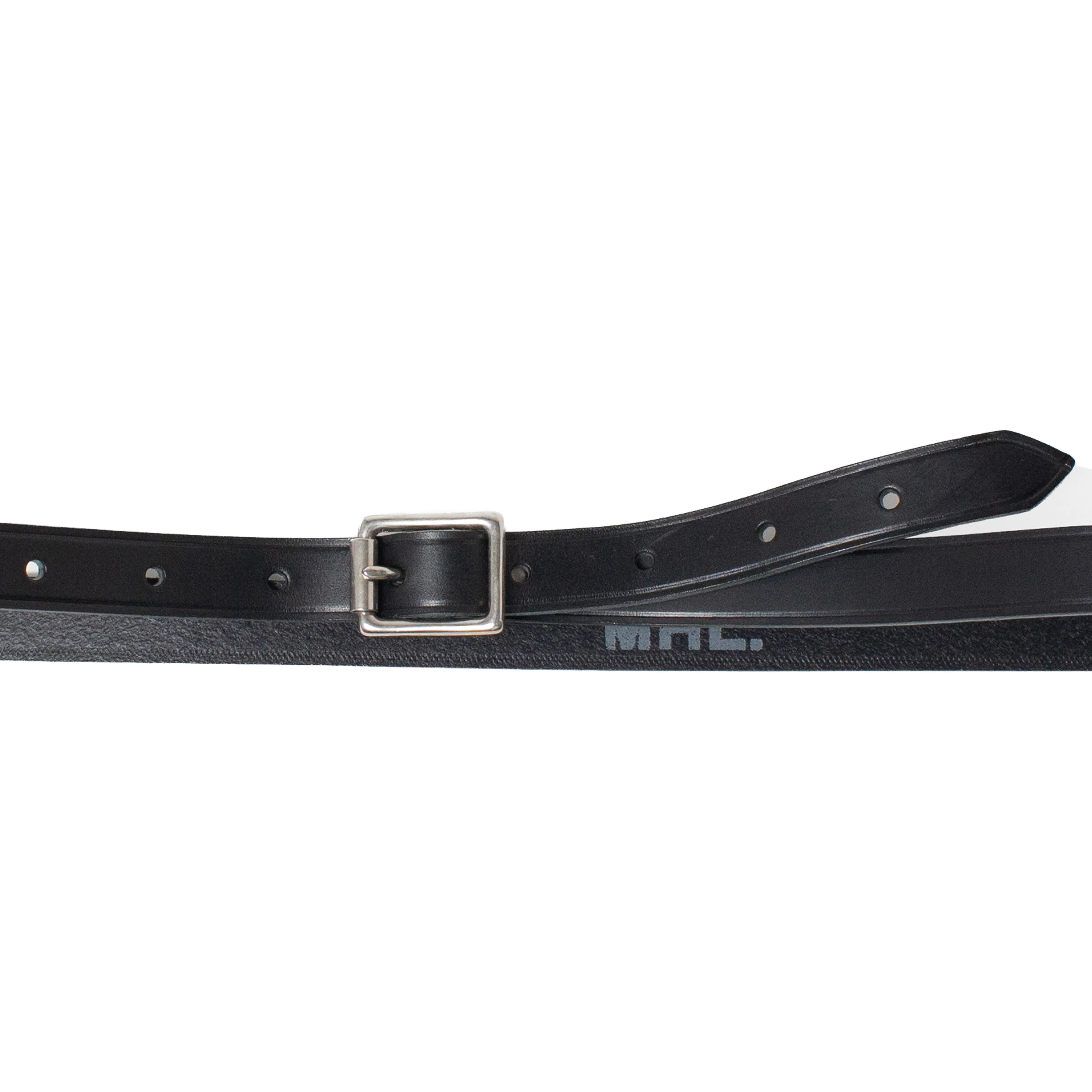 MHL. Scout Belt in Black Leather - Image 4