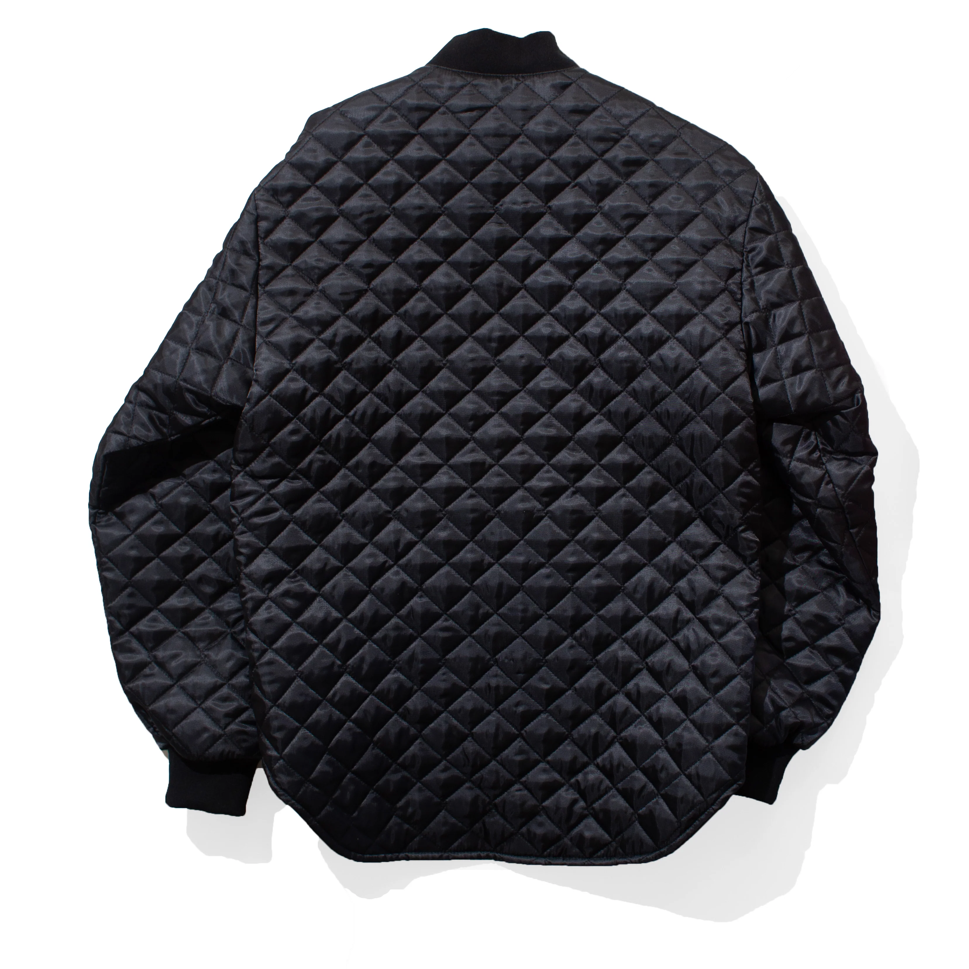 Nomia Oversize Quilted Bomber in Black - Image 3