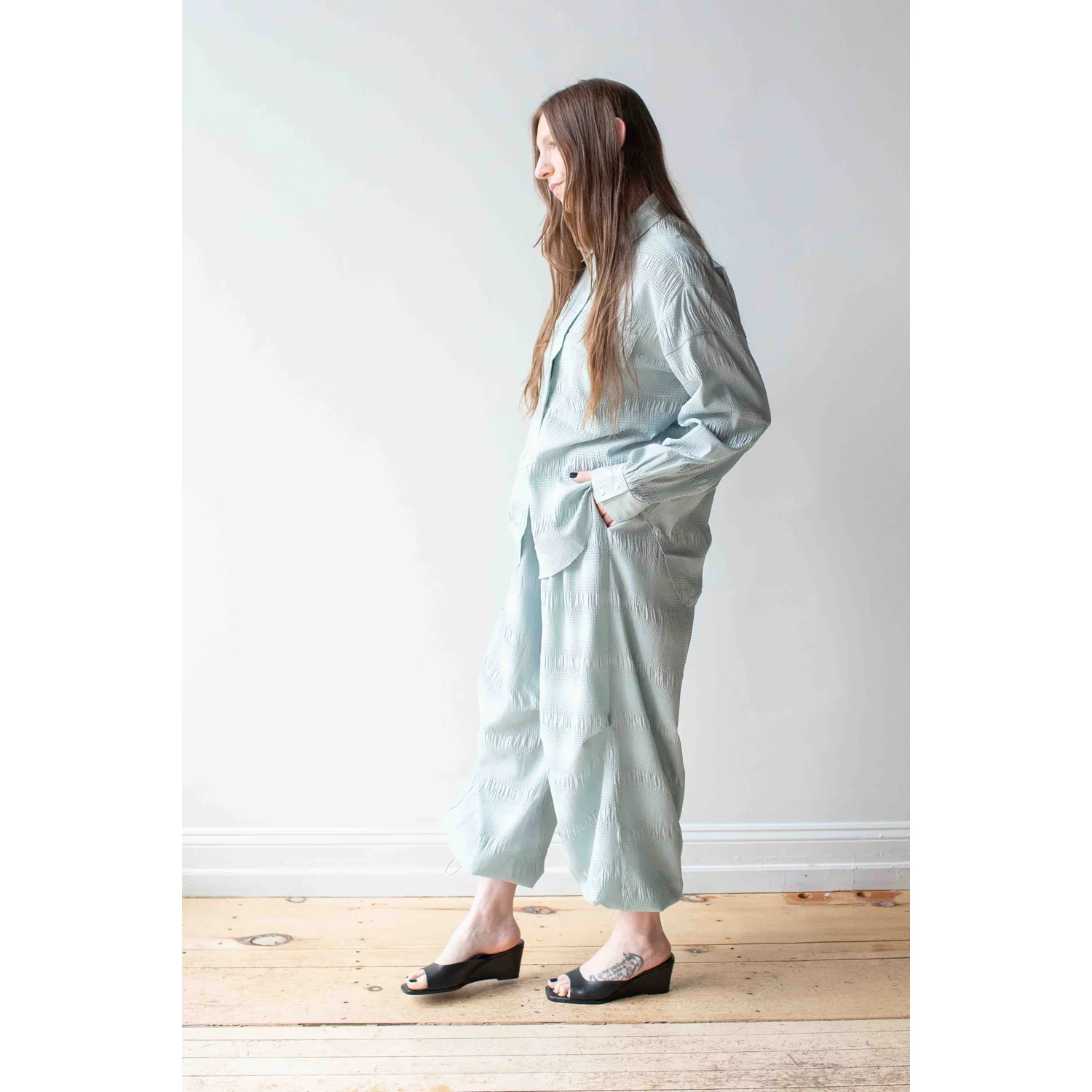 Rachel Comey Fezco Pant in Seafoam - Image 4