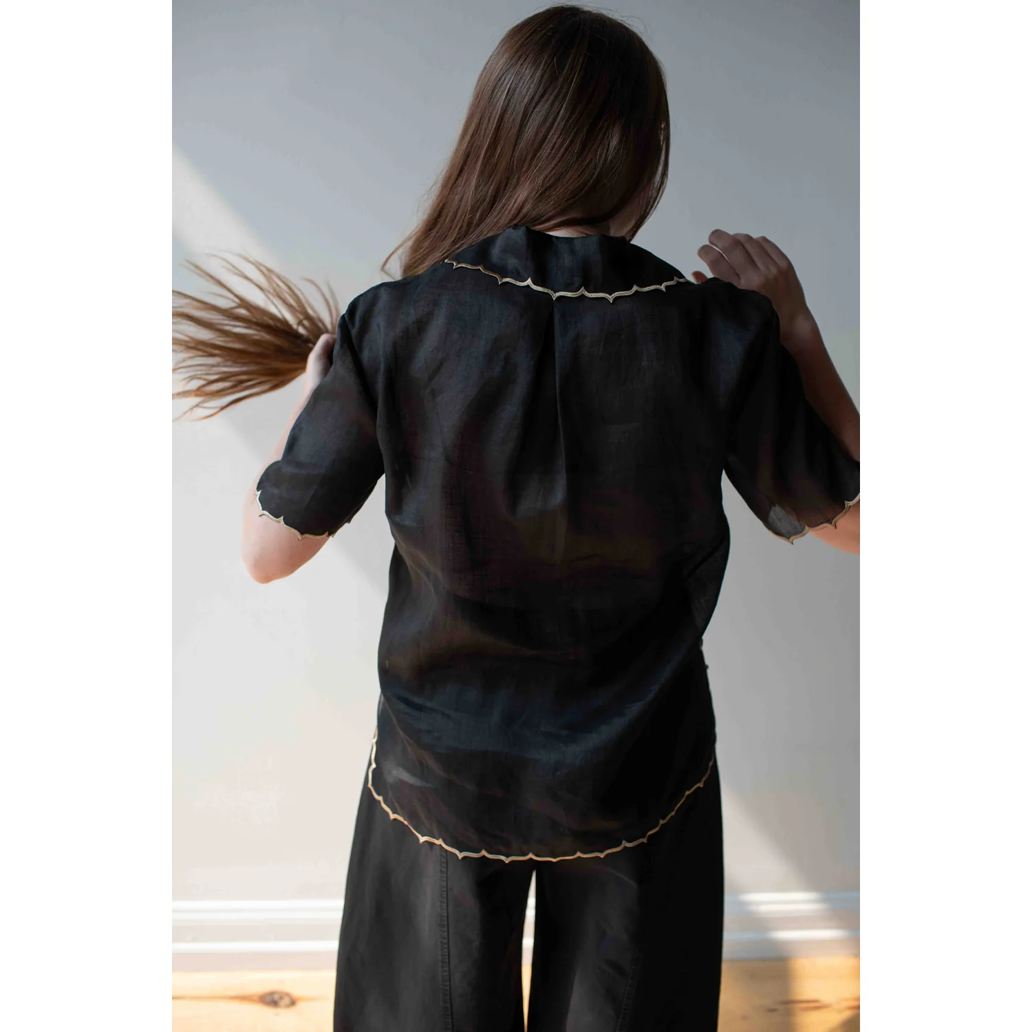 Rachel Comey Ross Top in Black - Image 8