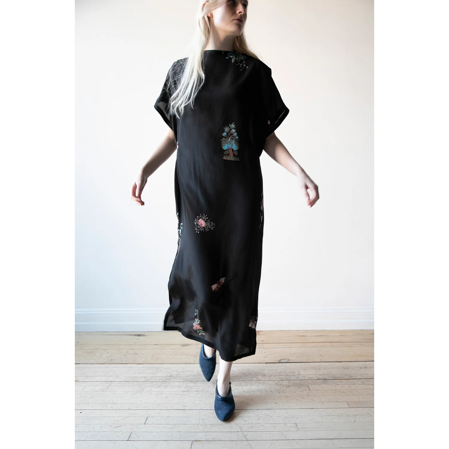 Rodebjer Amalfi Duchess Dress in Black Multi - Image 6