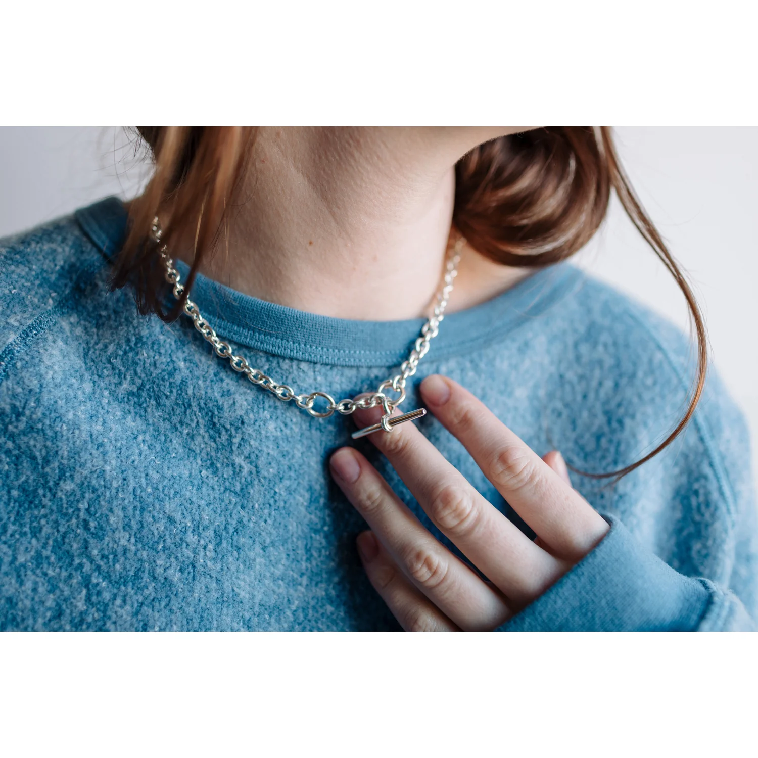 Sapir Bachar Two Moons Necklace in Sterling Silver - Image 8