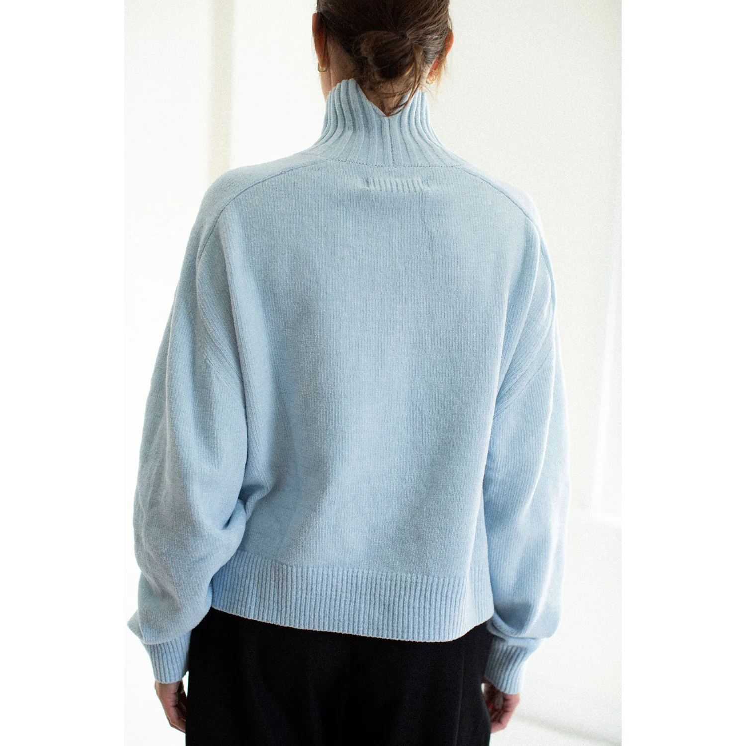 Sayaka Davis Highneck Sweater in Baby Blue - Image 6